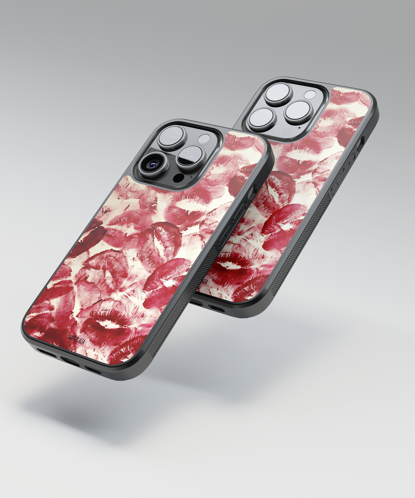 Aesthetic Red Lipstick Illustrations Designer Phone Case