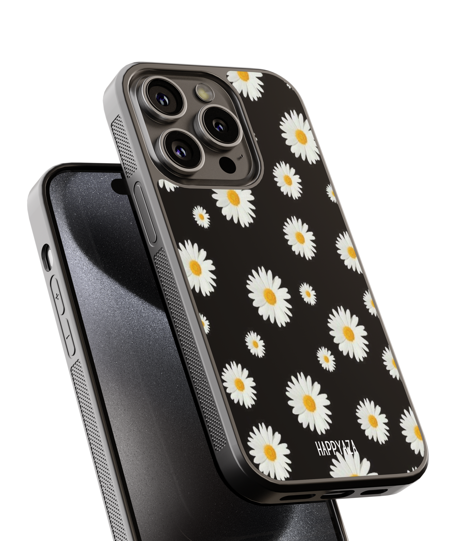 Black Flower Designer Phone Case