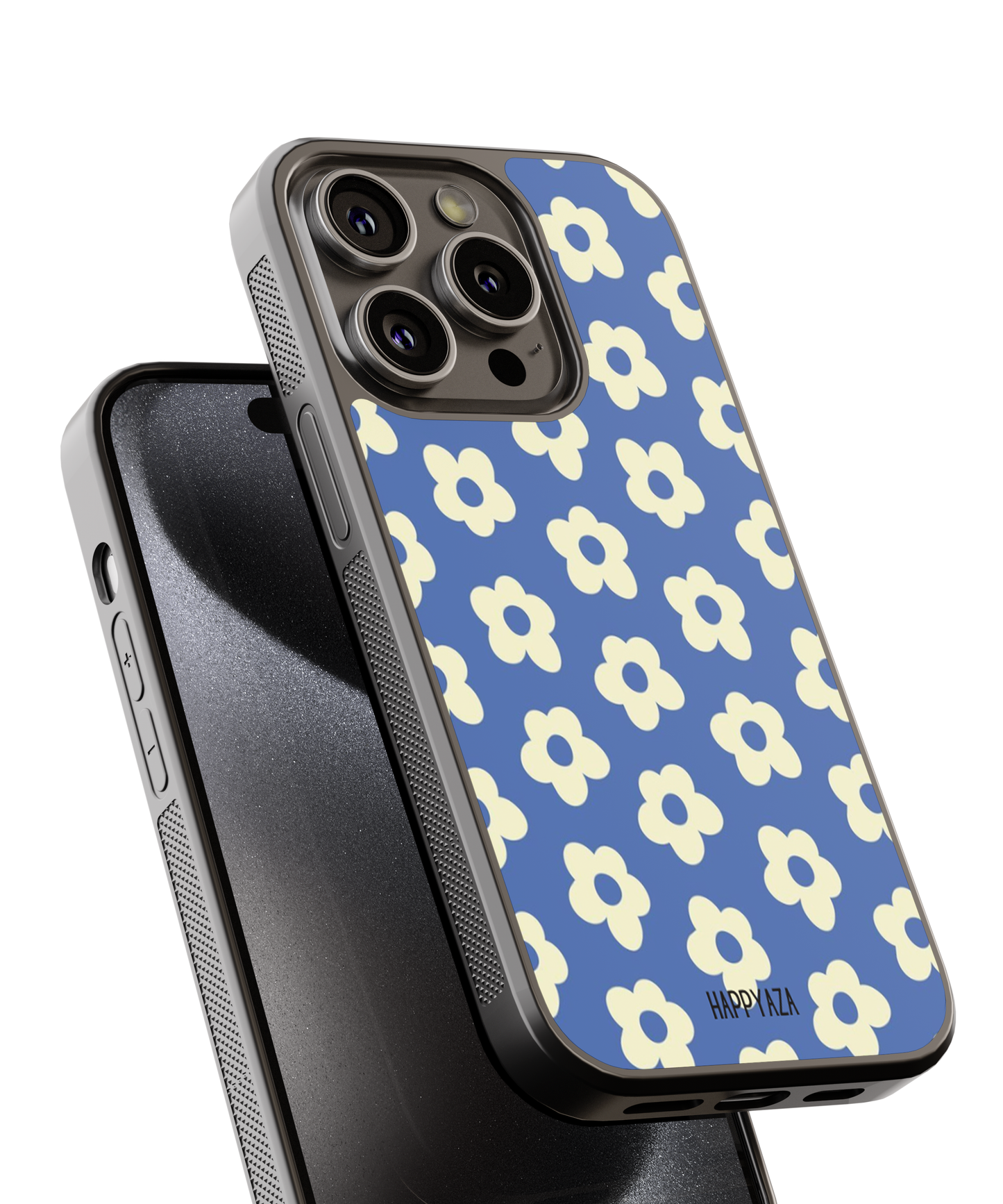 Blue Blooming Daisy Designer Phone Case