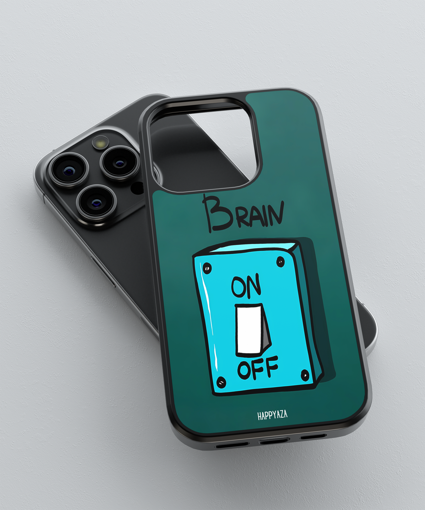 Brain On/Off Designer Phone Case
