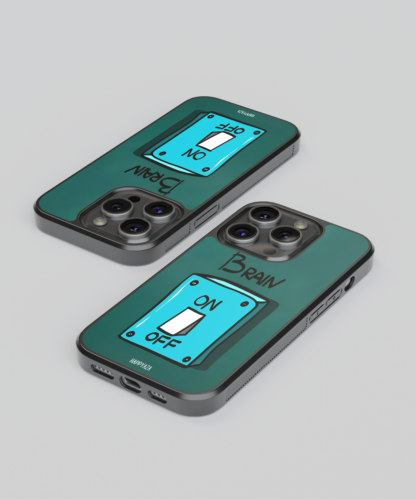 Brain On/Off Designer Phone Case