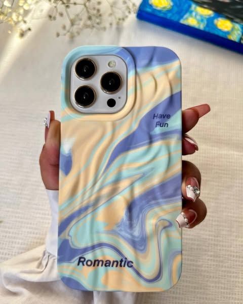 Multi Color Wavy Texture For iPhone Case