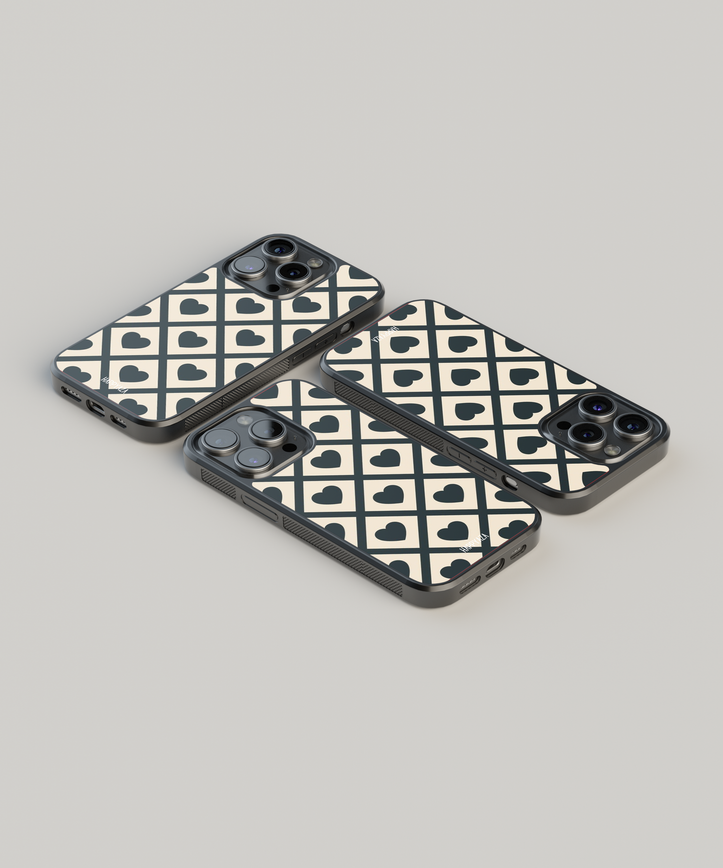 Diamond Hearts Designer Phone Case