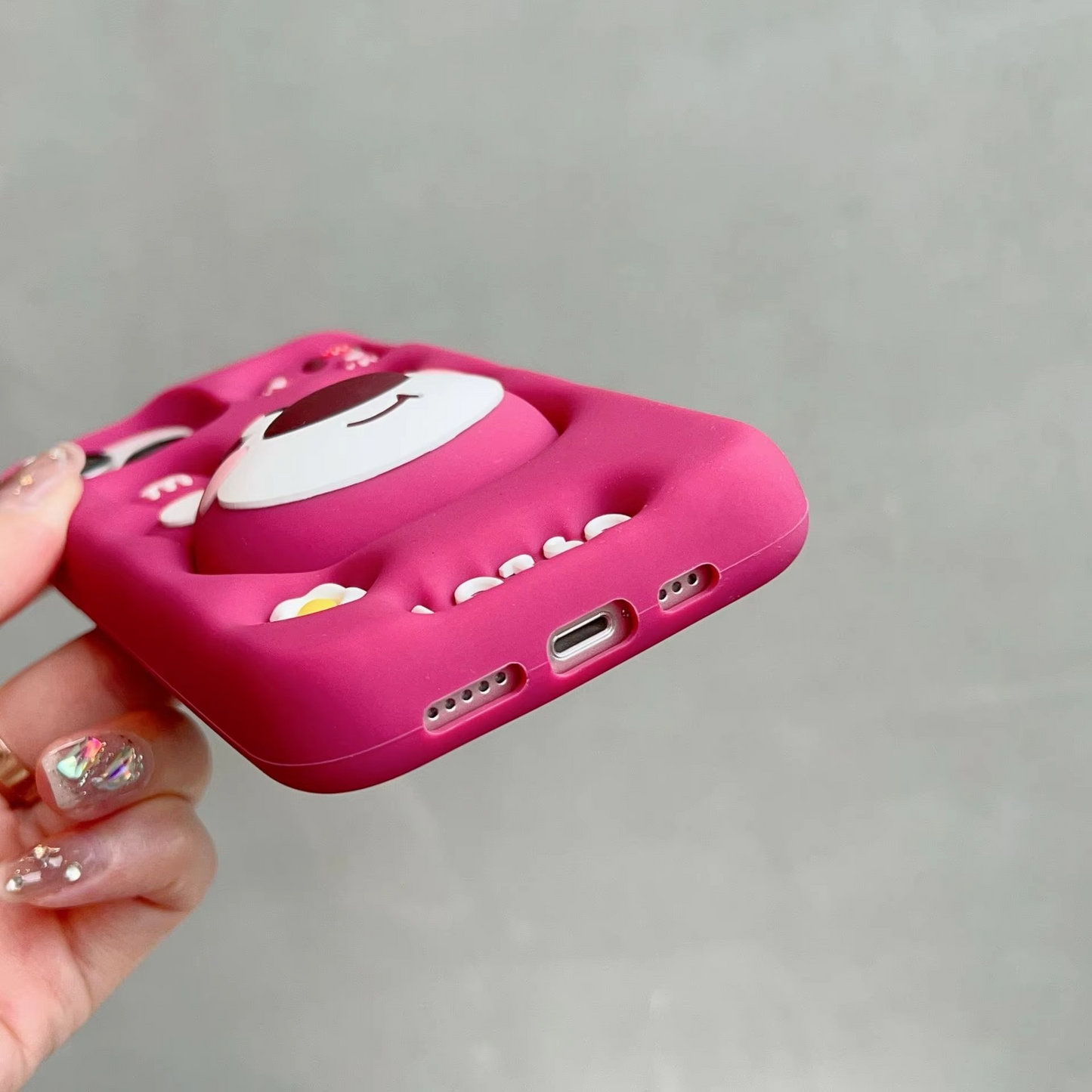 Chubby Lotso Silicone With Pop Stand Phone Case