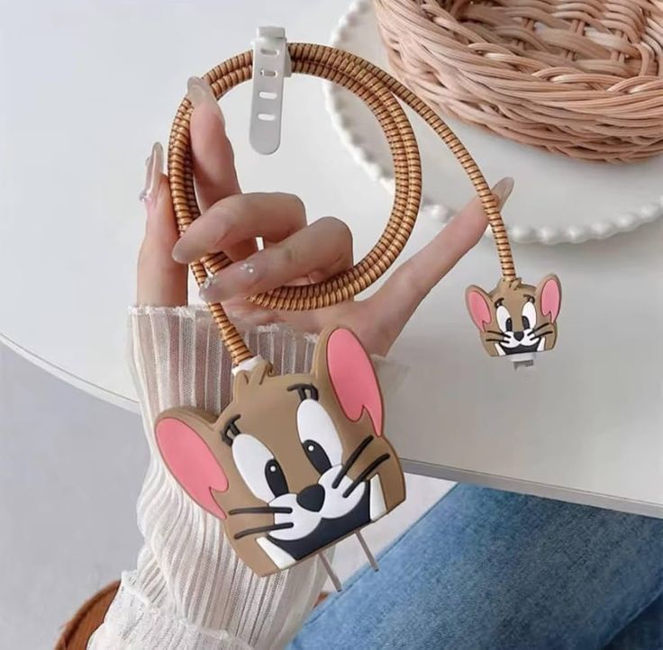 Cute Cartoon Series Fast Charger Protector Case (Jerry)