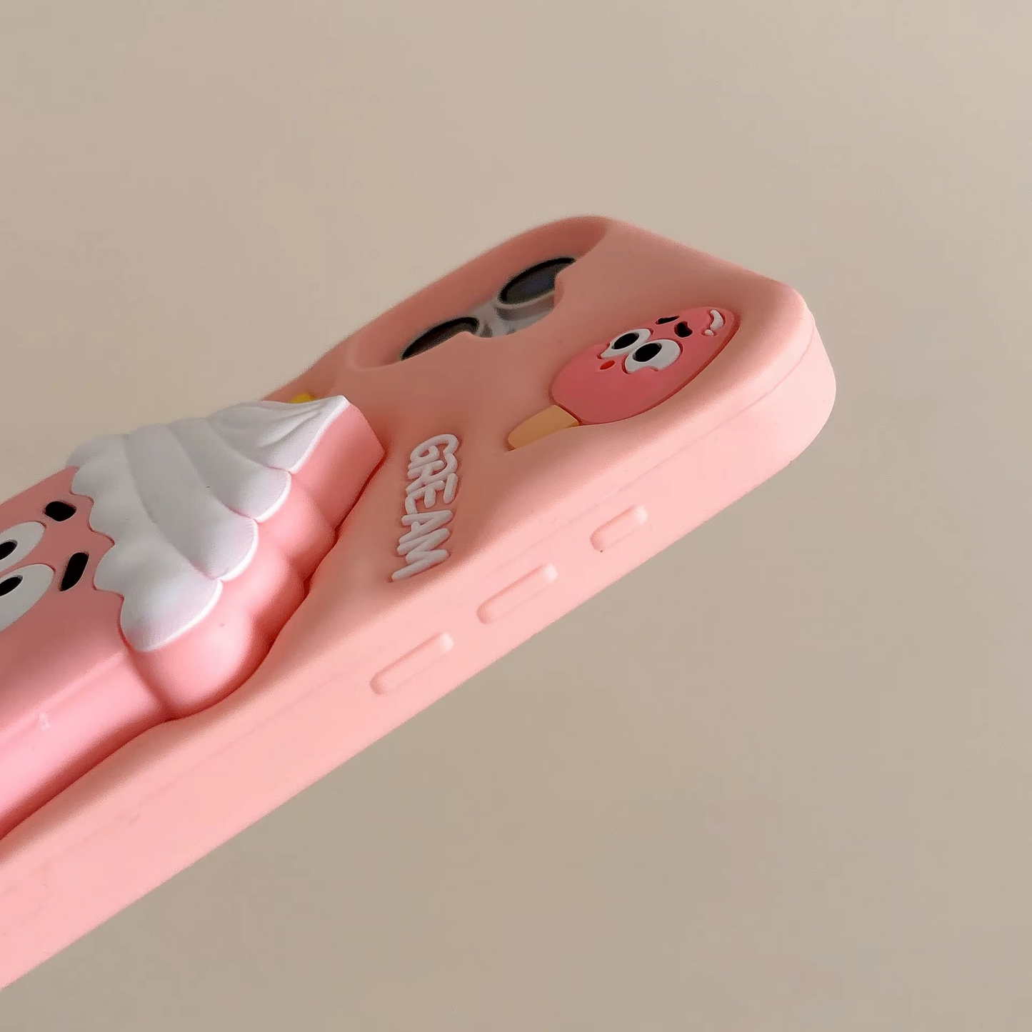 Greamy Joy Silicone With Pop Stand Phone Case