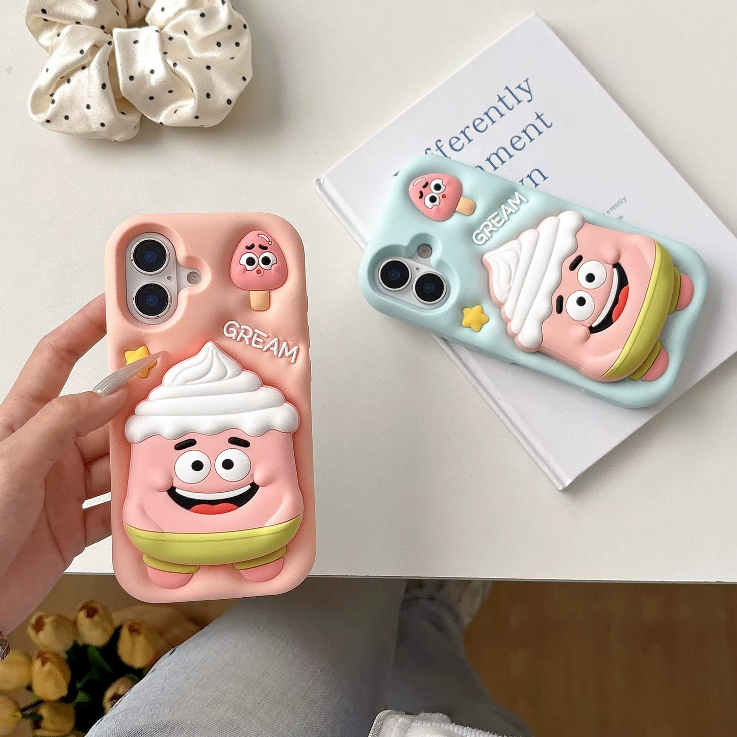 Greamy Joy Silicone With Pop Stand Phone Case
