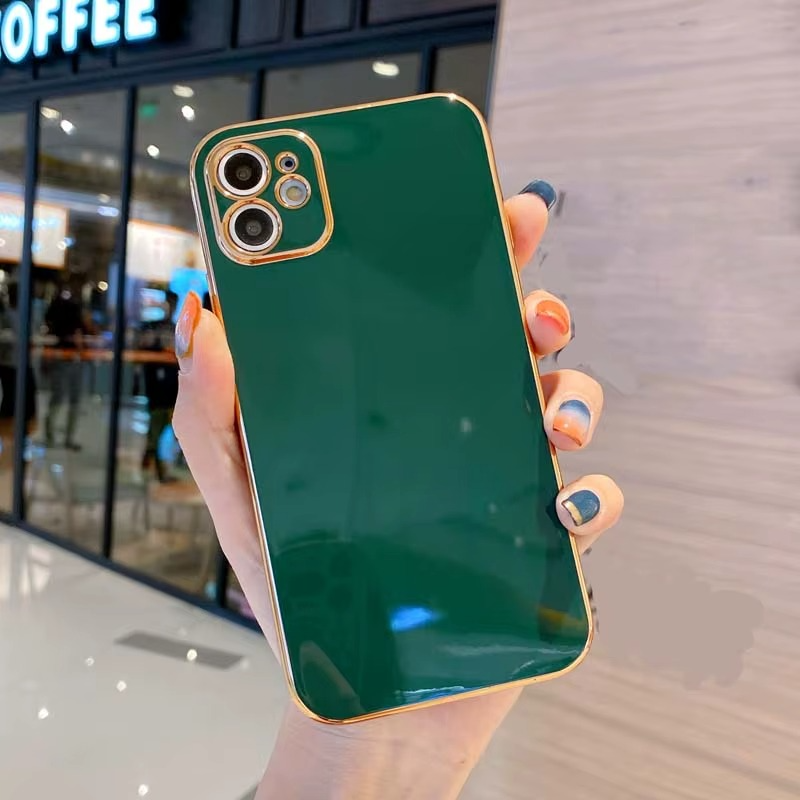 Elegant glossy Elite Camera Protection Phone Case For iPhone