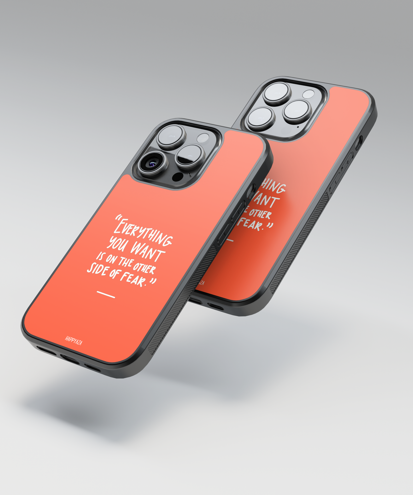 Every Thing You Want Is On The Other Side Of Fear Designer Phone Case