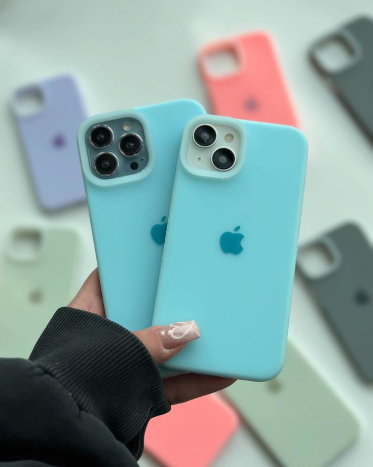 Clear Candy Color Neon Silicone Case For iPhone