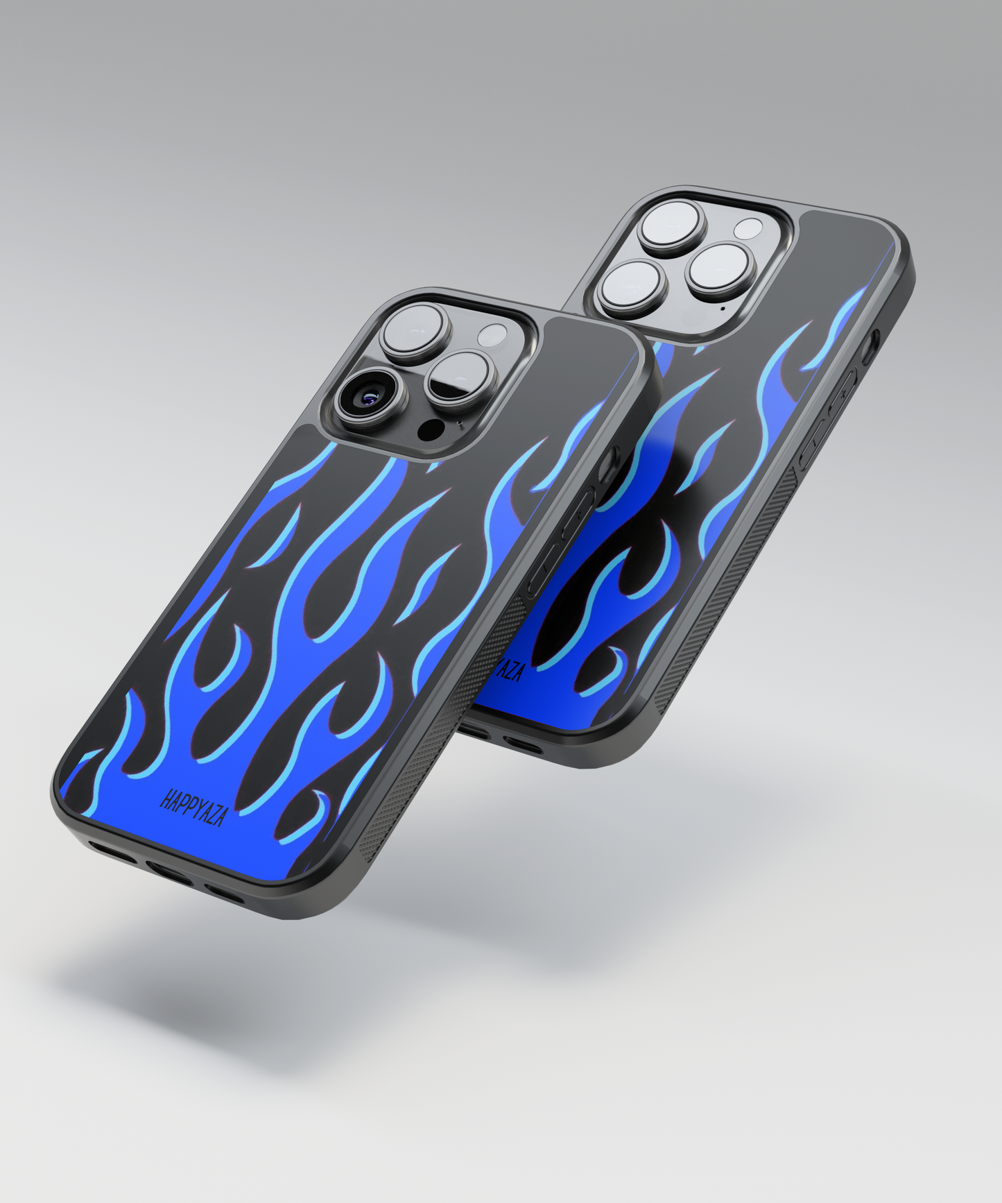 Blue Fire Flame Designer Phone Case