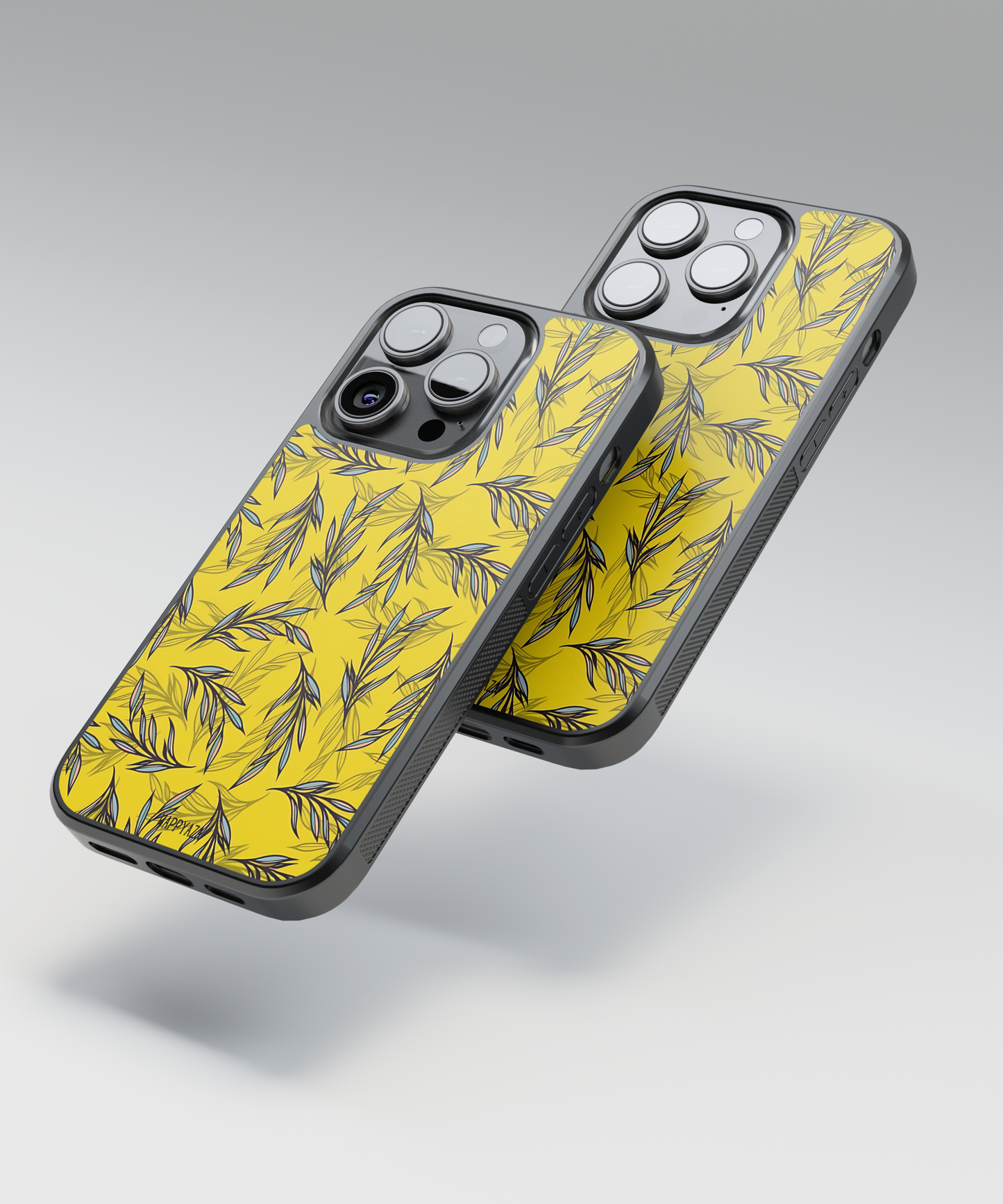 Green tropical Leaves Designer Phone Case