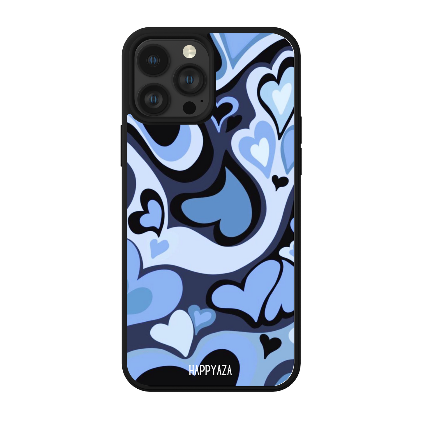 Blue Mini Hearts Designer Phone Case