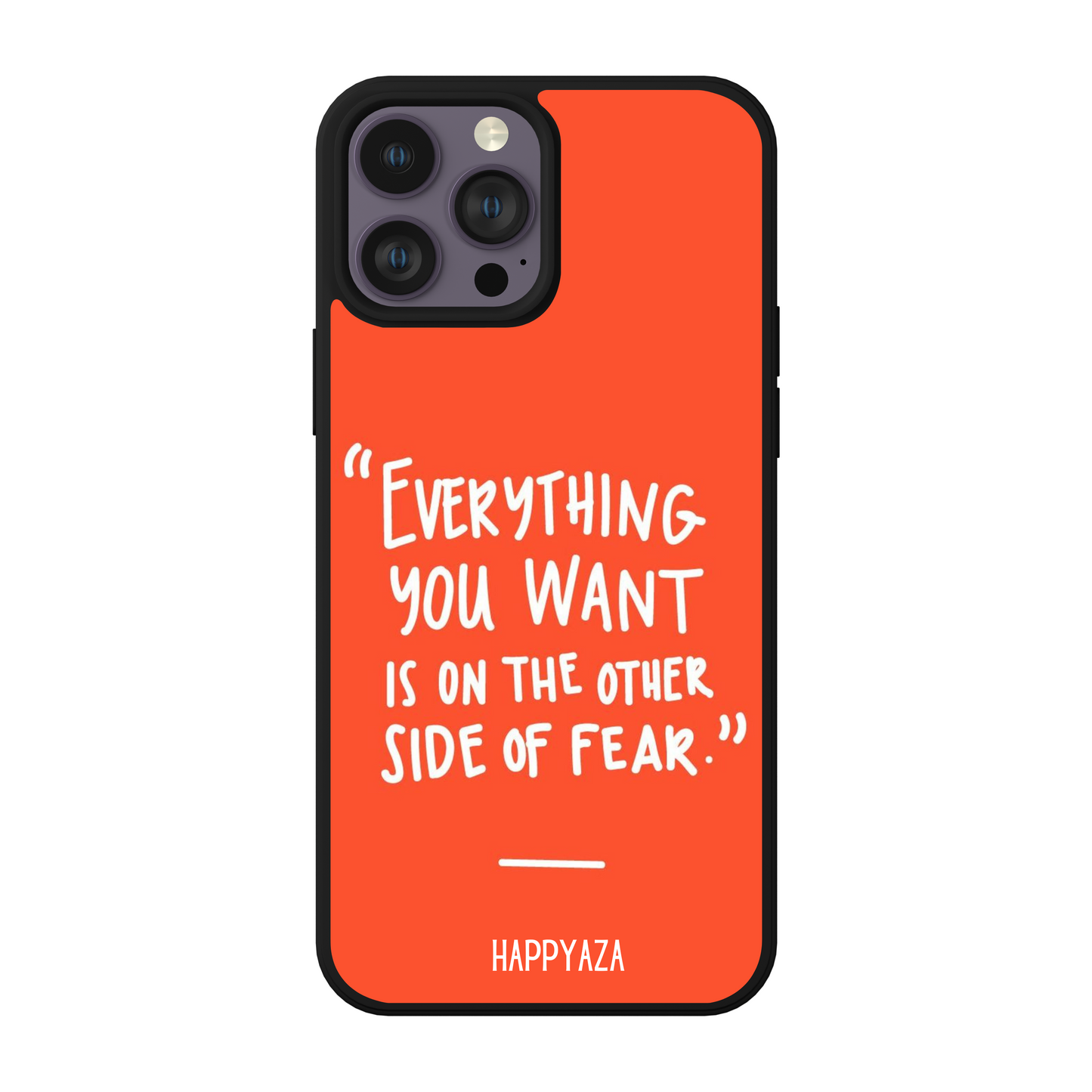 Every Thing You Want Is On The Other Side Of Fear Designer Phone Case