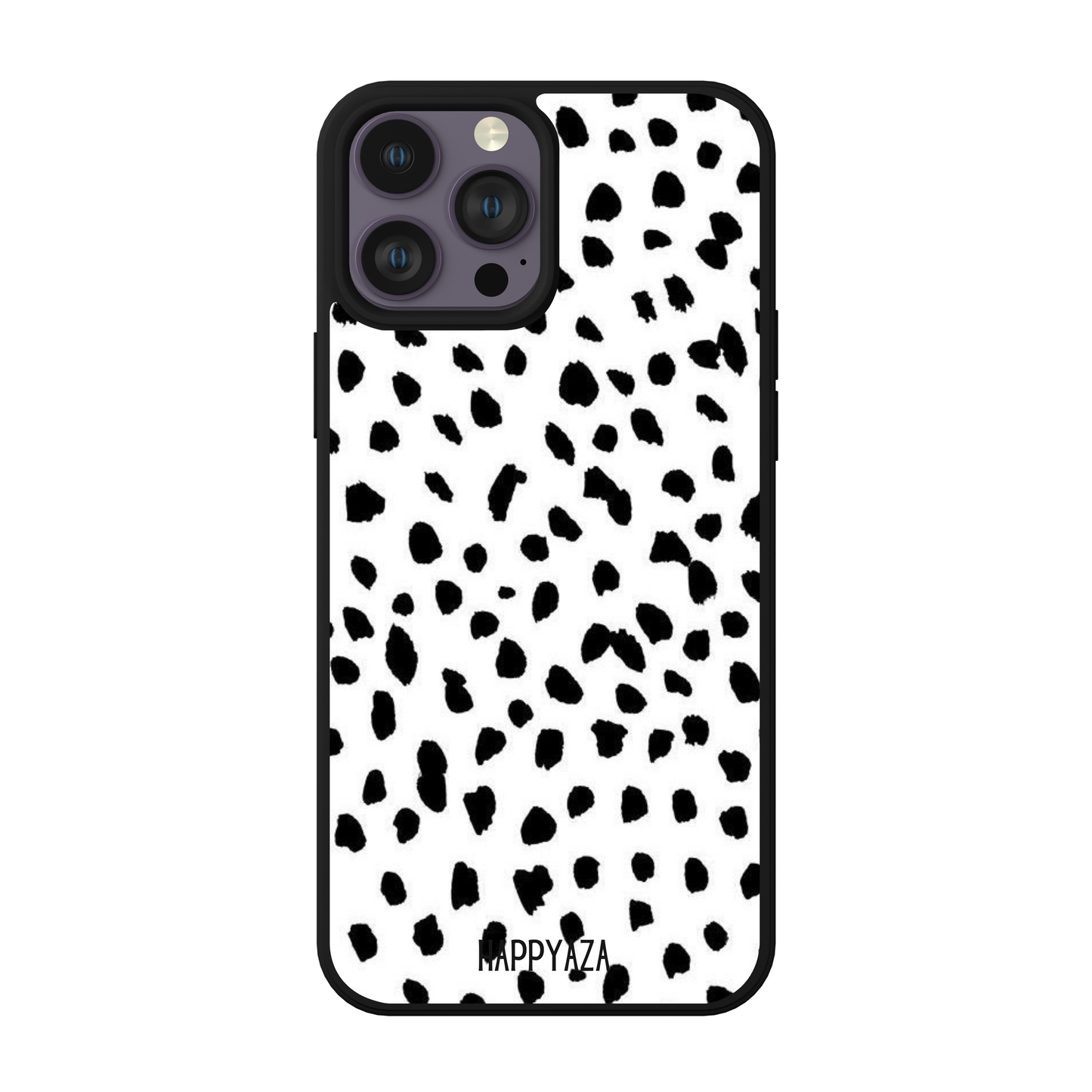 White Polka Dots Designer Phone Case