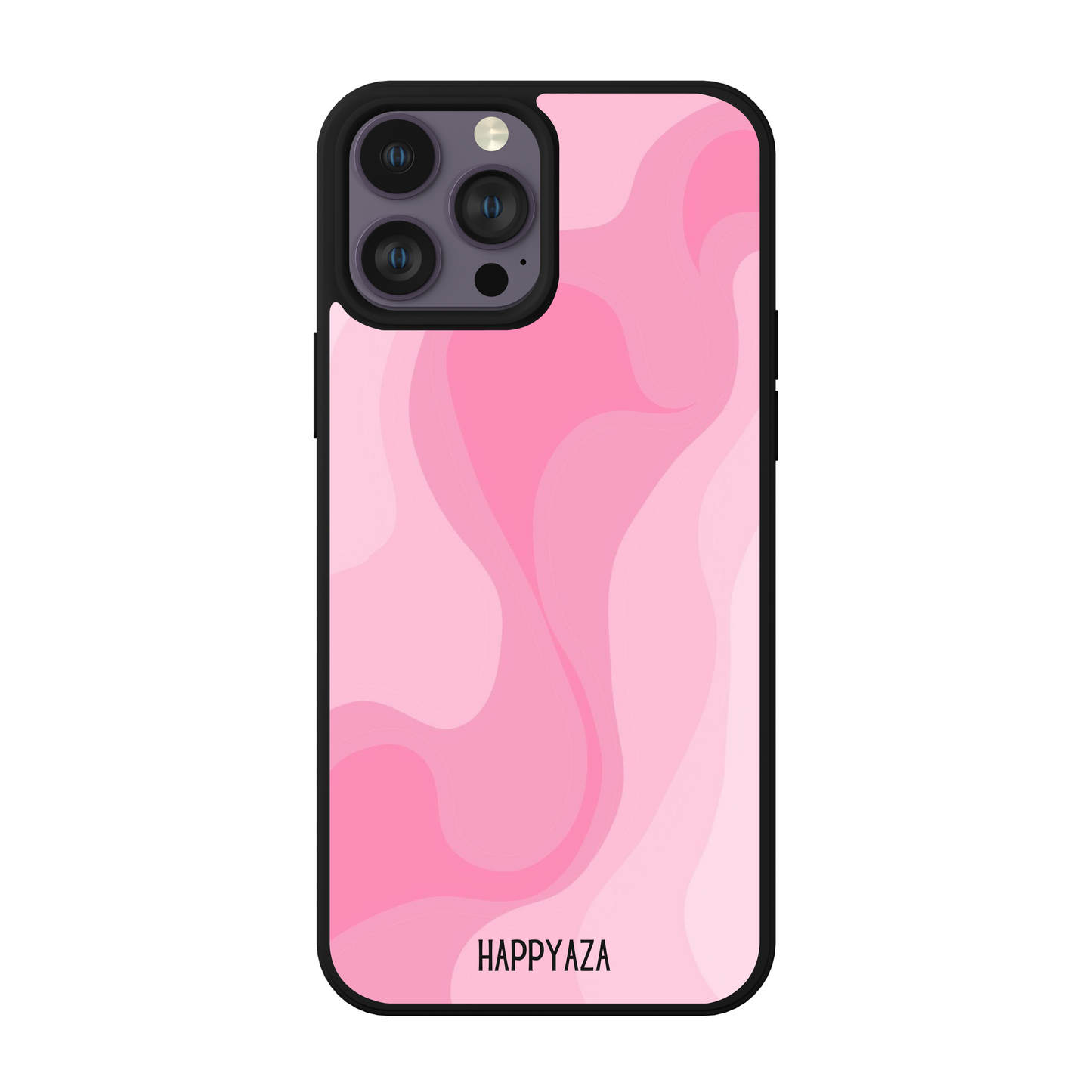 Abstract Pestal Pink Curve Designer Phone Case
