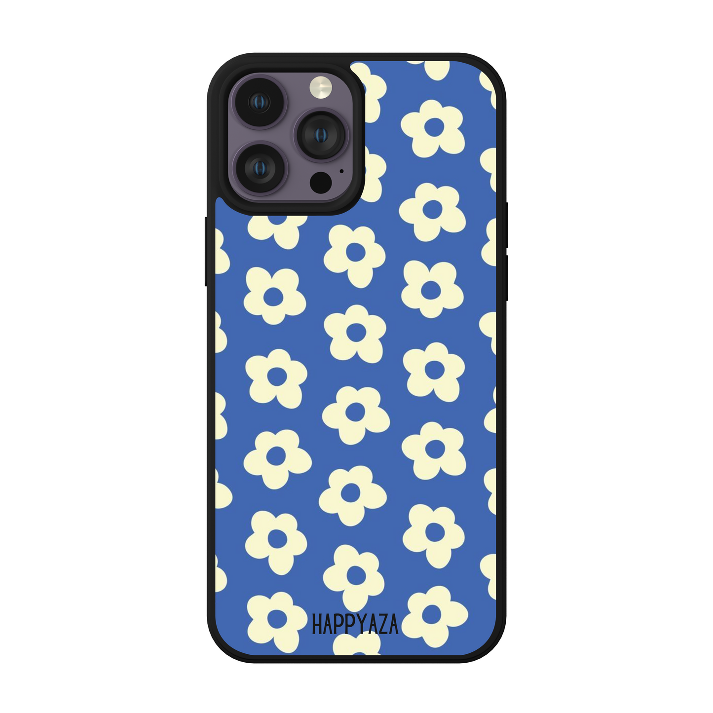 Blue Blooming Daisy Designer Phone Case