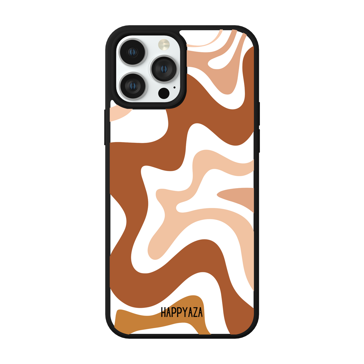 Brown Swirl Designer Phone Case