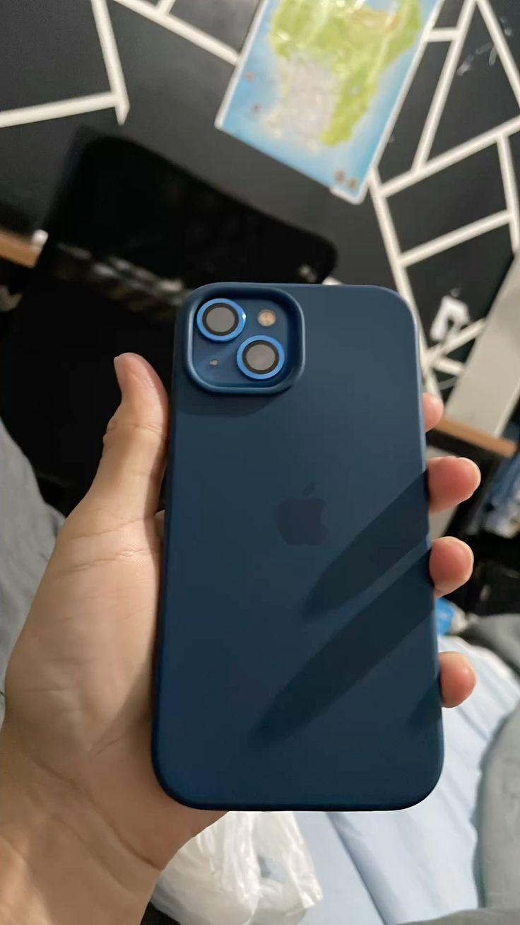 iPhone Original Liquid Silicone Phone Case (Midnight Blue)