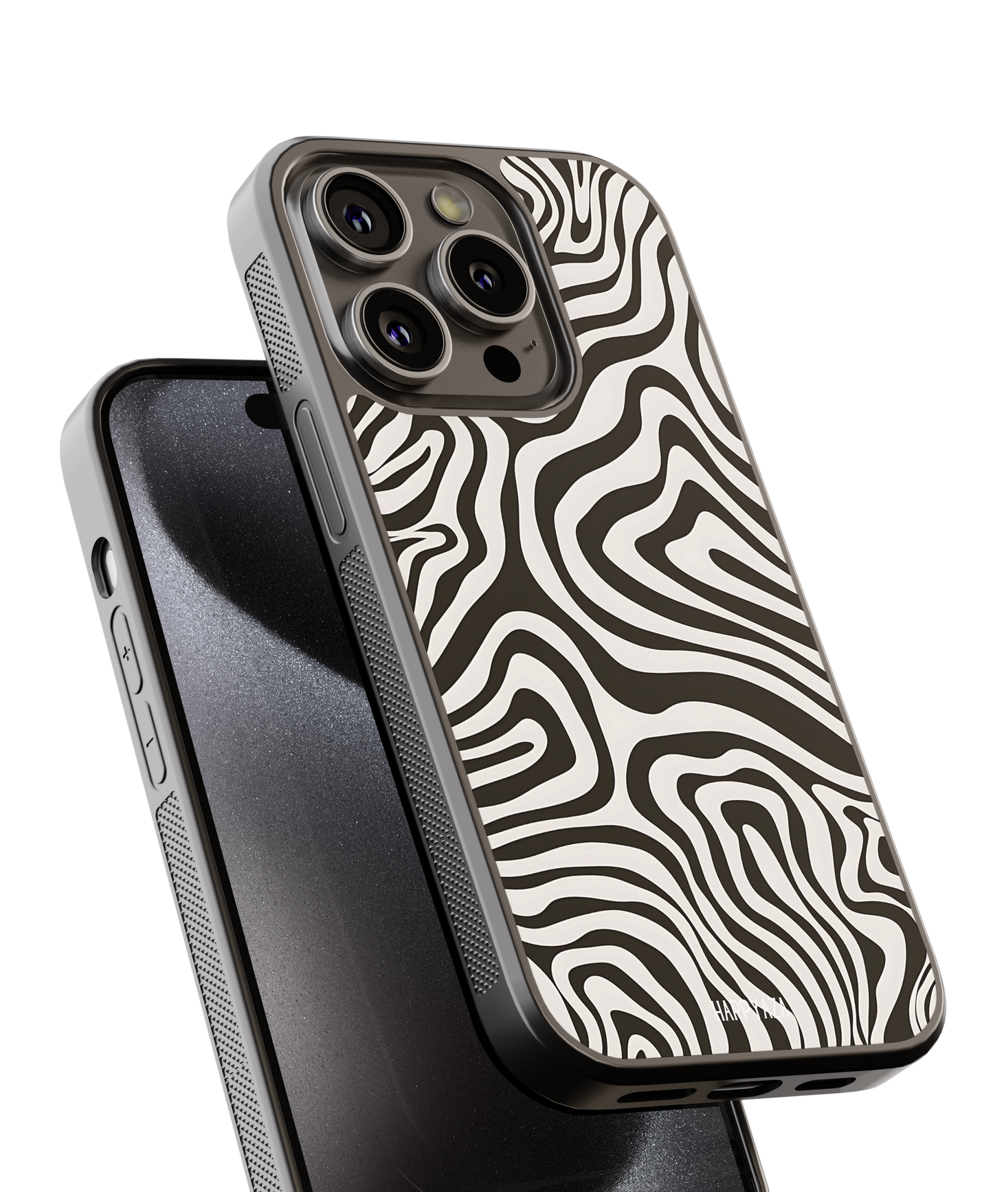 Intricate black and white abstract Designer Phone Case