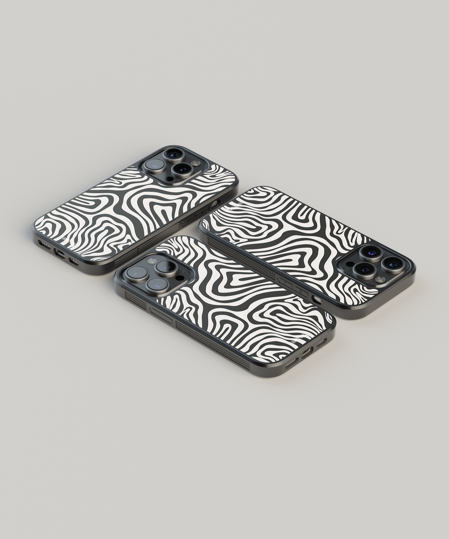Intricate black and white abstract Designer Phone Case