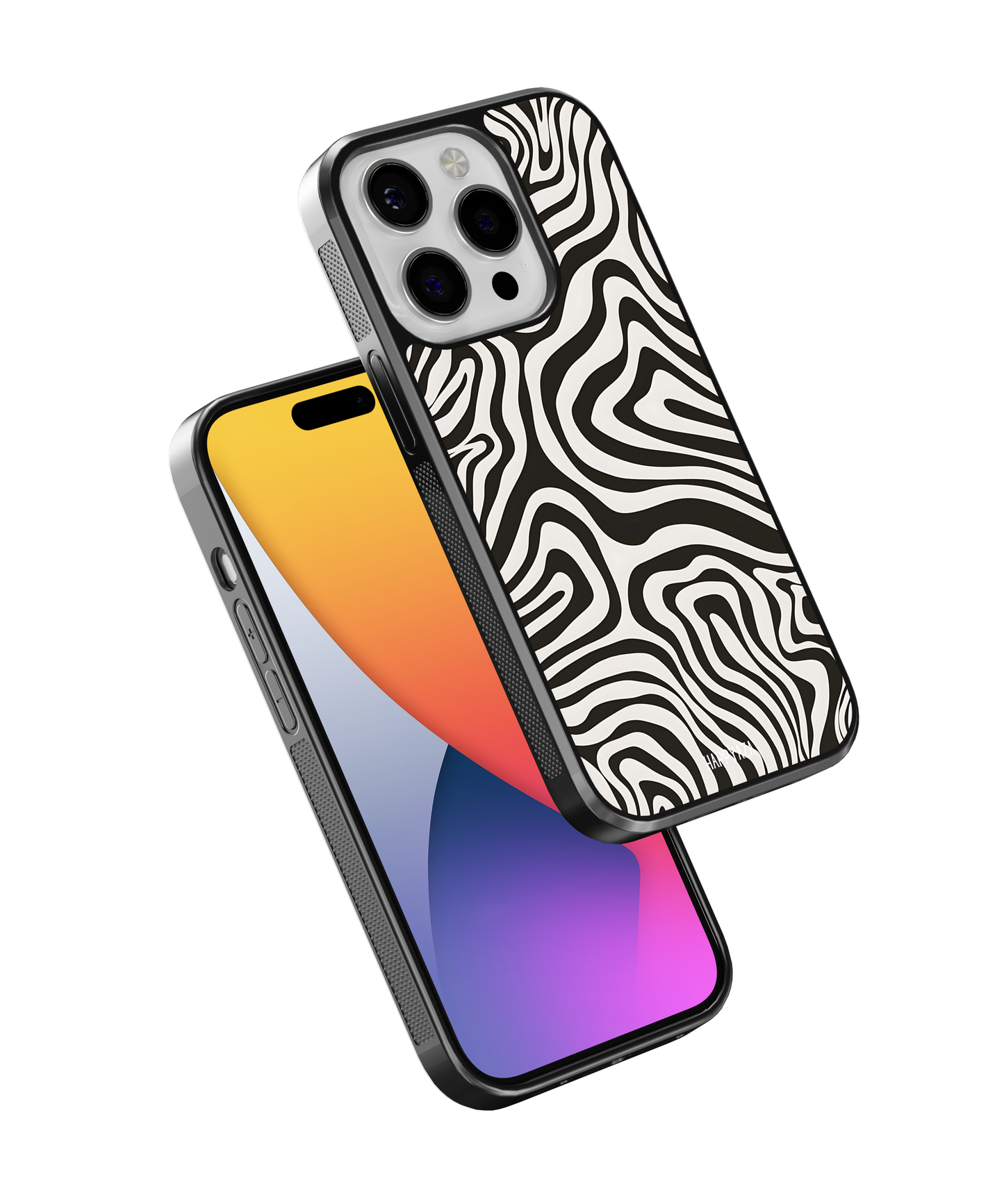 Intricate black and white abstract Designer Phone Case