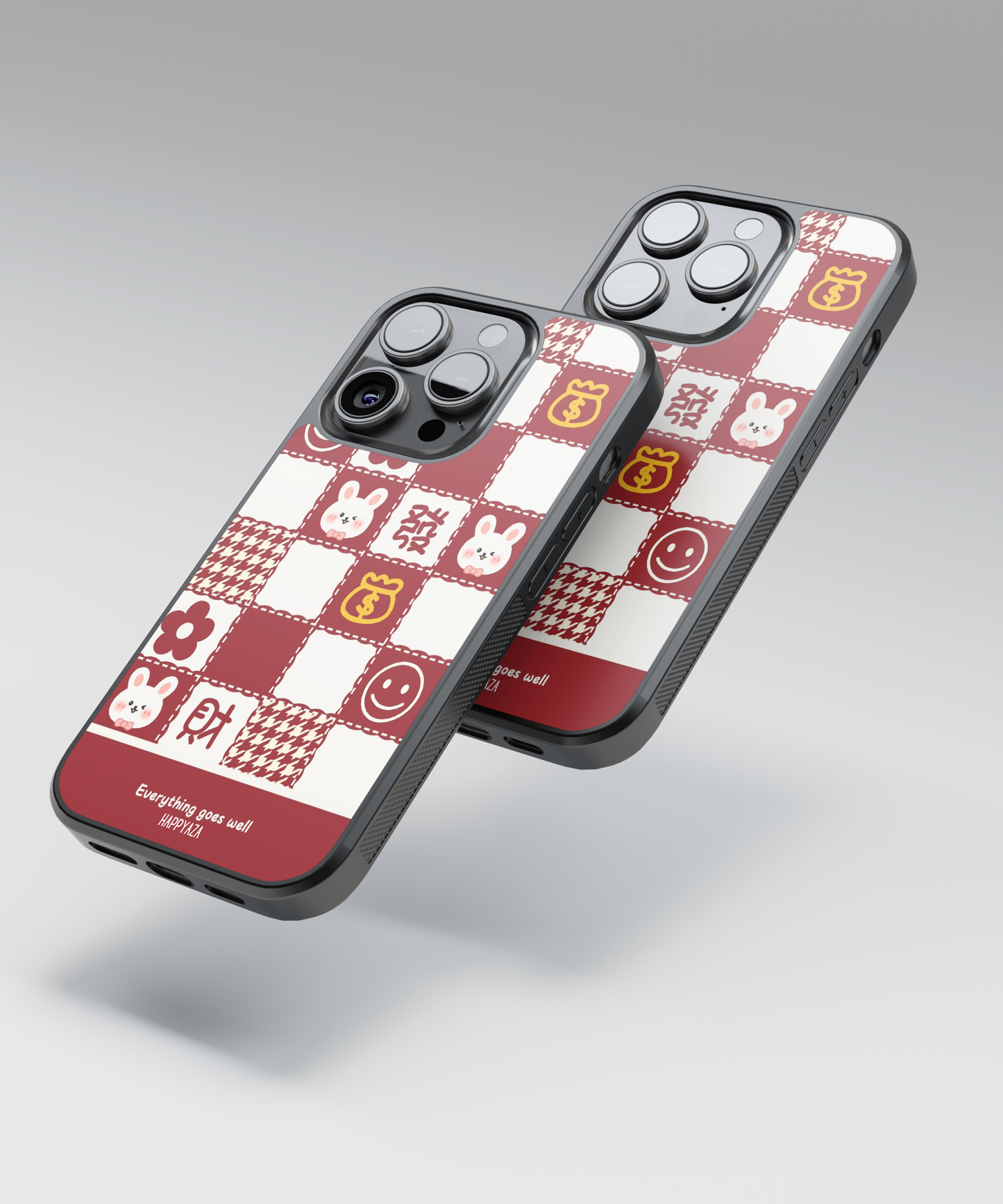 Kawai Checks Designer Phone Case