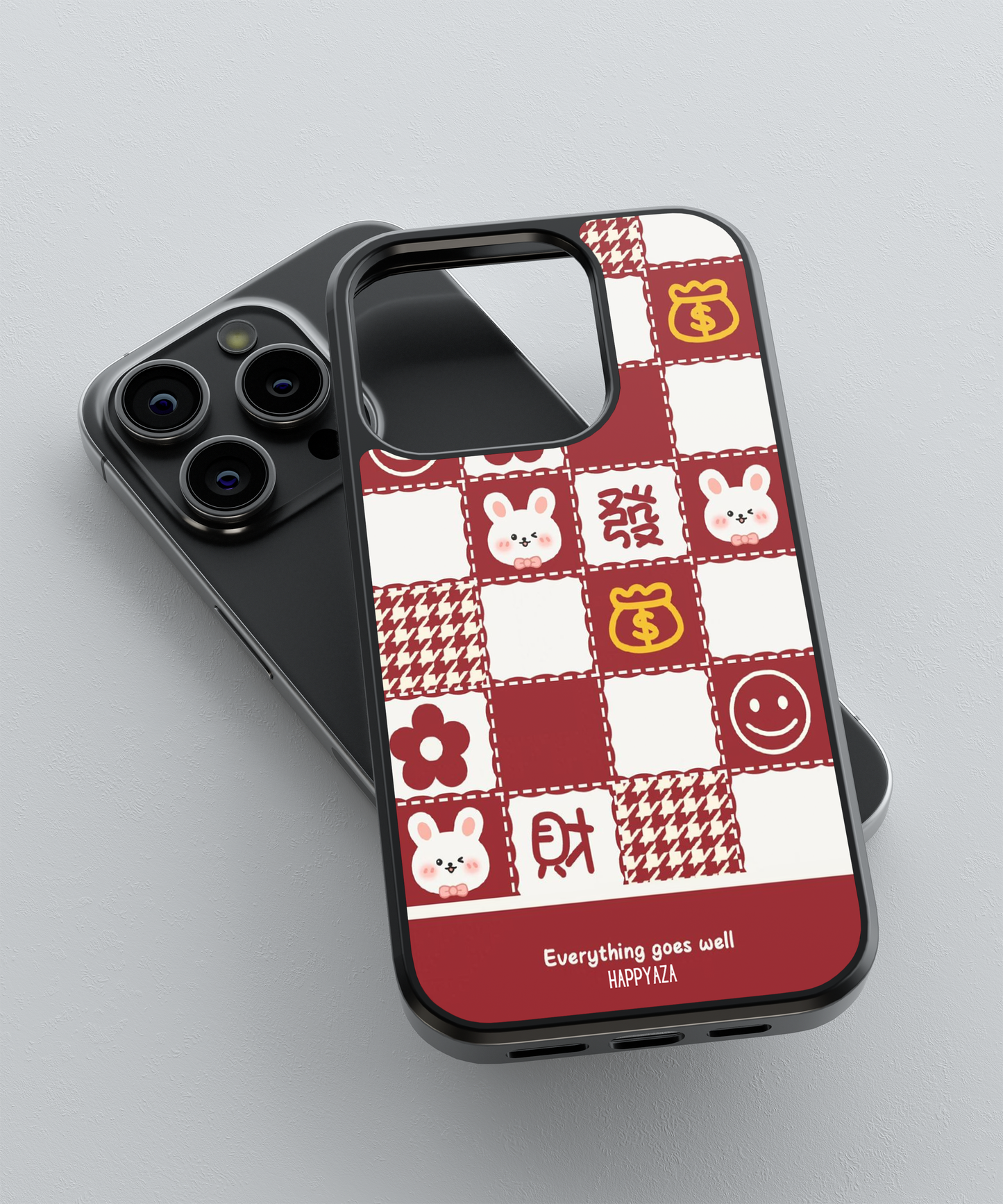 Kawai Checks Designer Phone Case