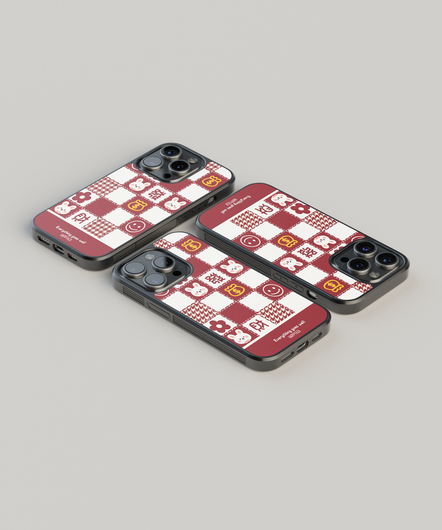 Kawai Checks Designer Phone Case