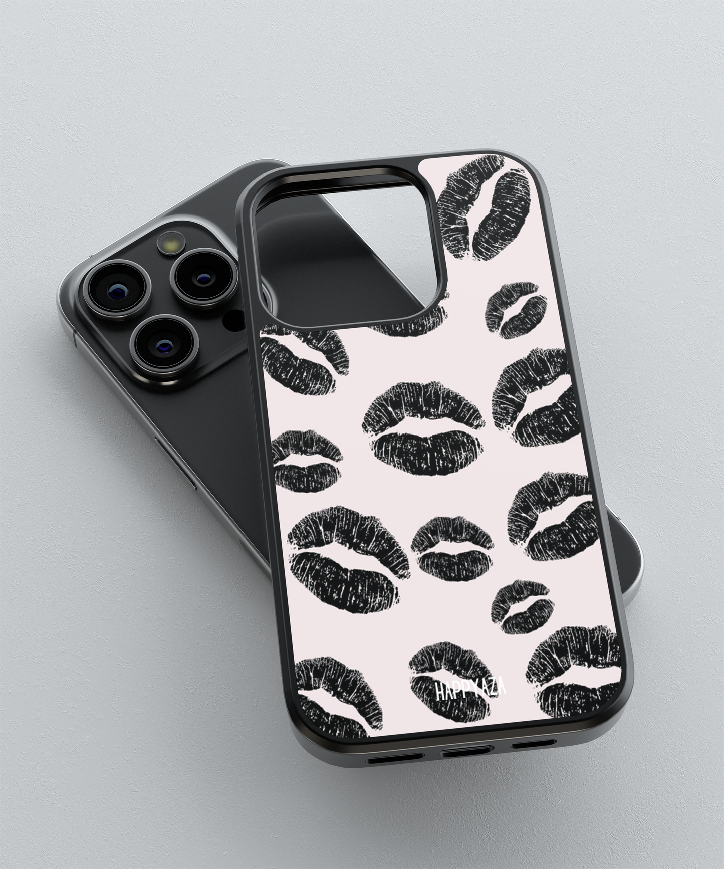 lipstick kiss Illustrations Designer Phone Case