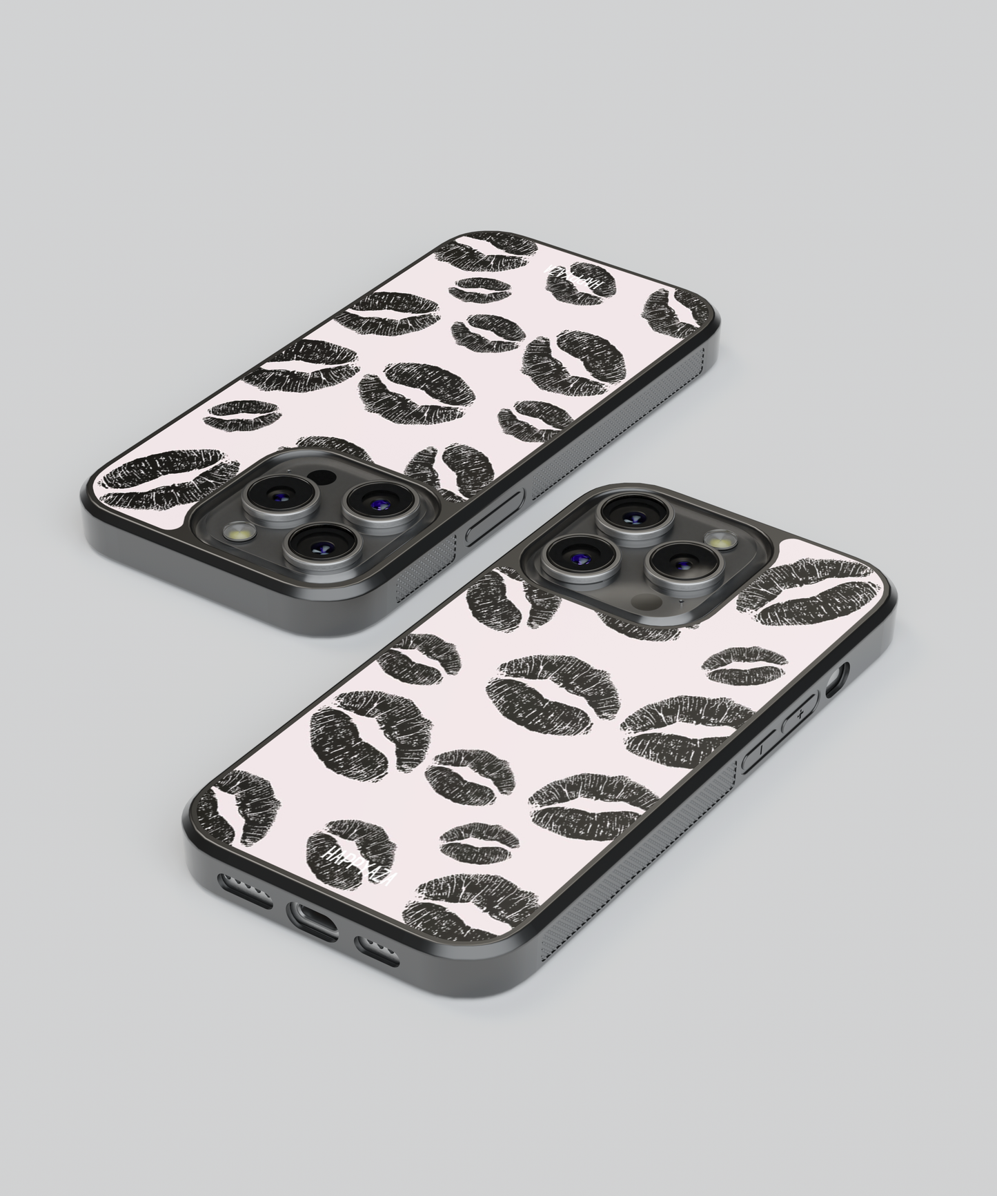lipstick kiss Illustrations Designer Phone Case