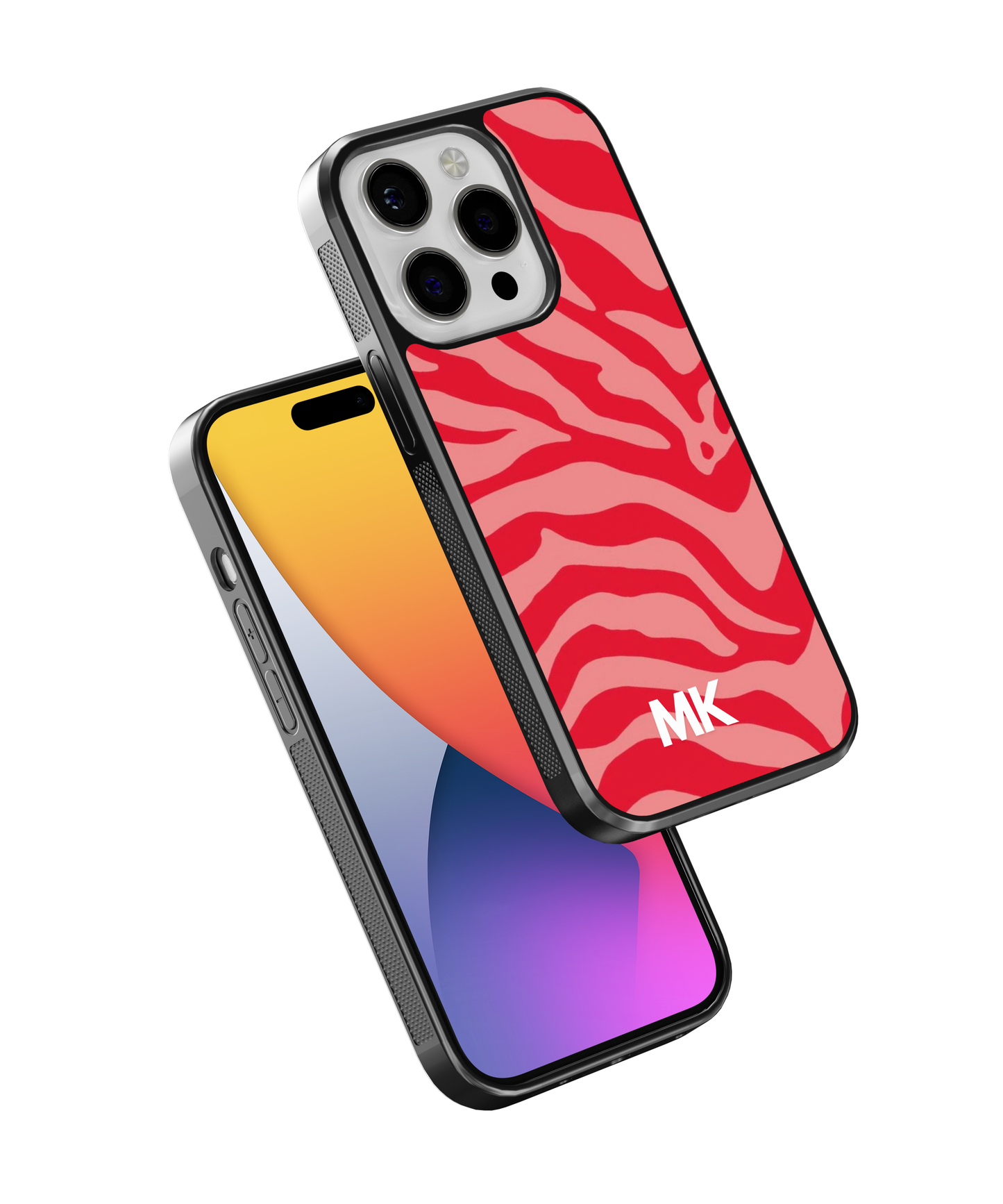 Customised Abstract Only Two Capital Name Designer Phone Case
