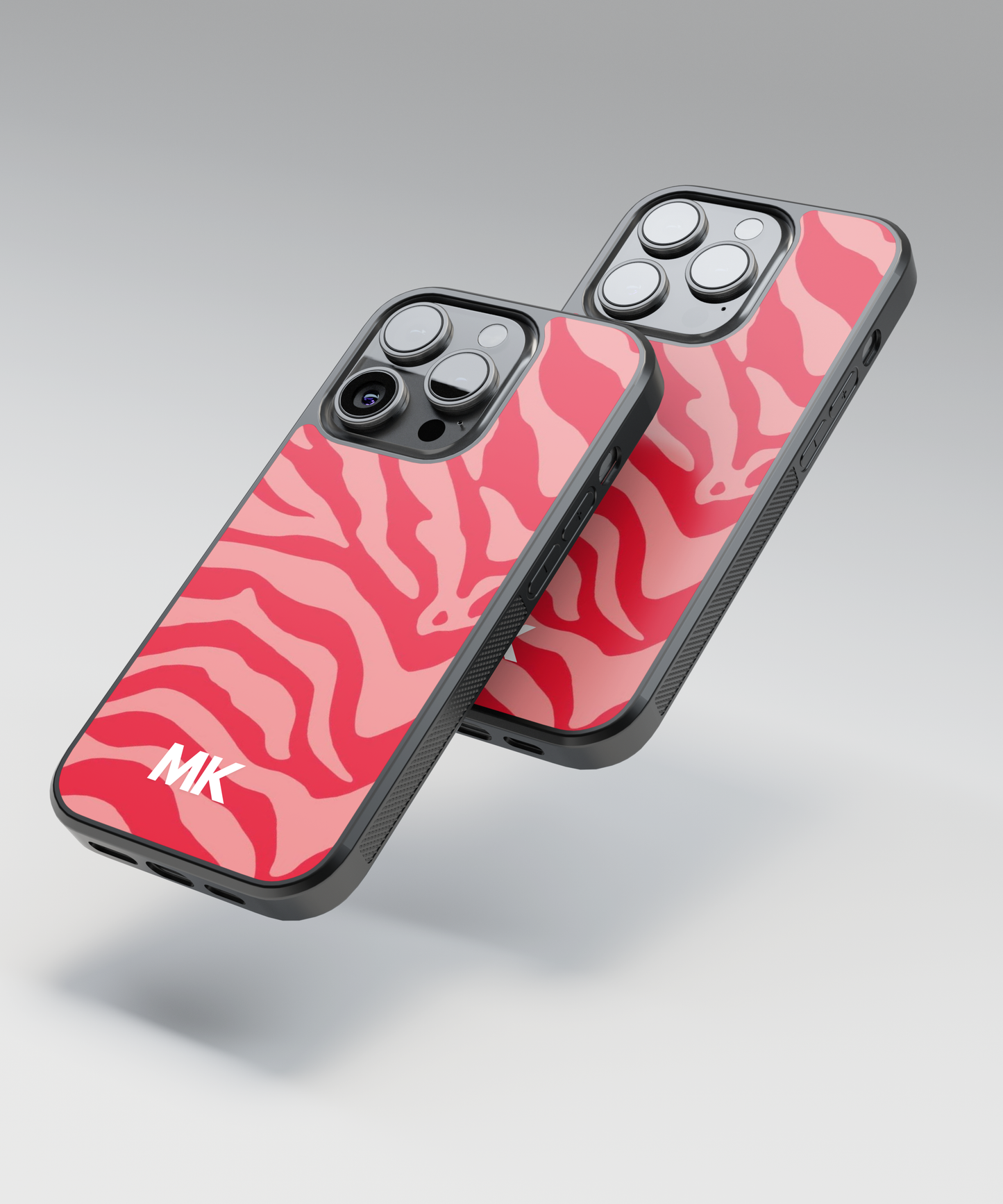 Customised Abstract Only Two Capital Name Designer Phone Case
