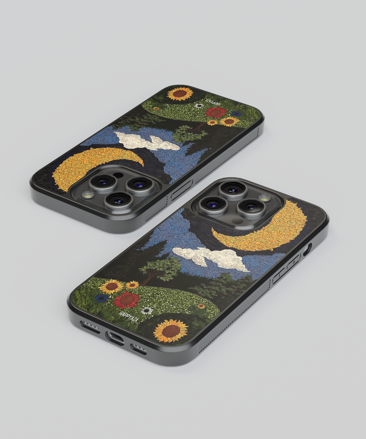 Moon Mosaic Designer Phone Case