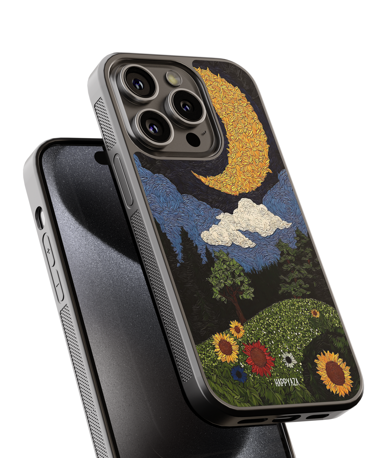 Moon Mosaic Designer Phone Case
