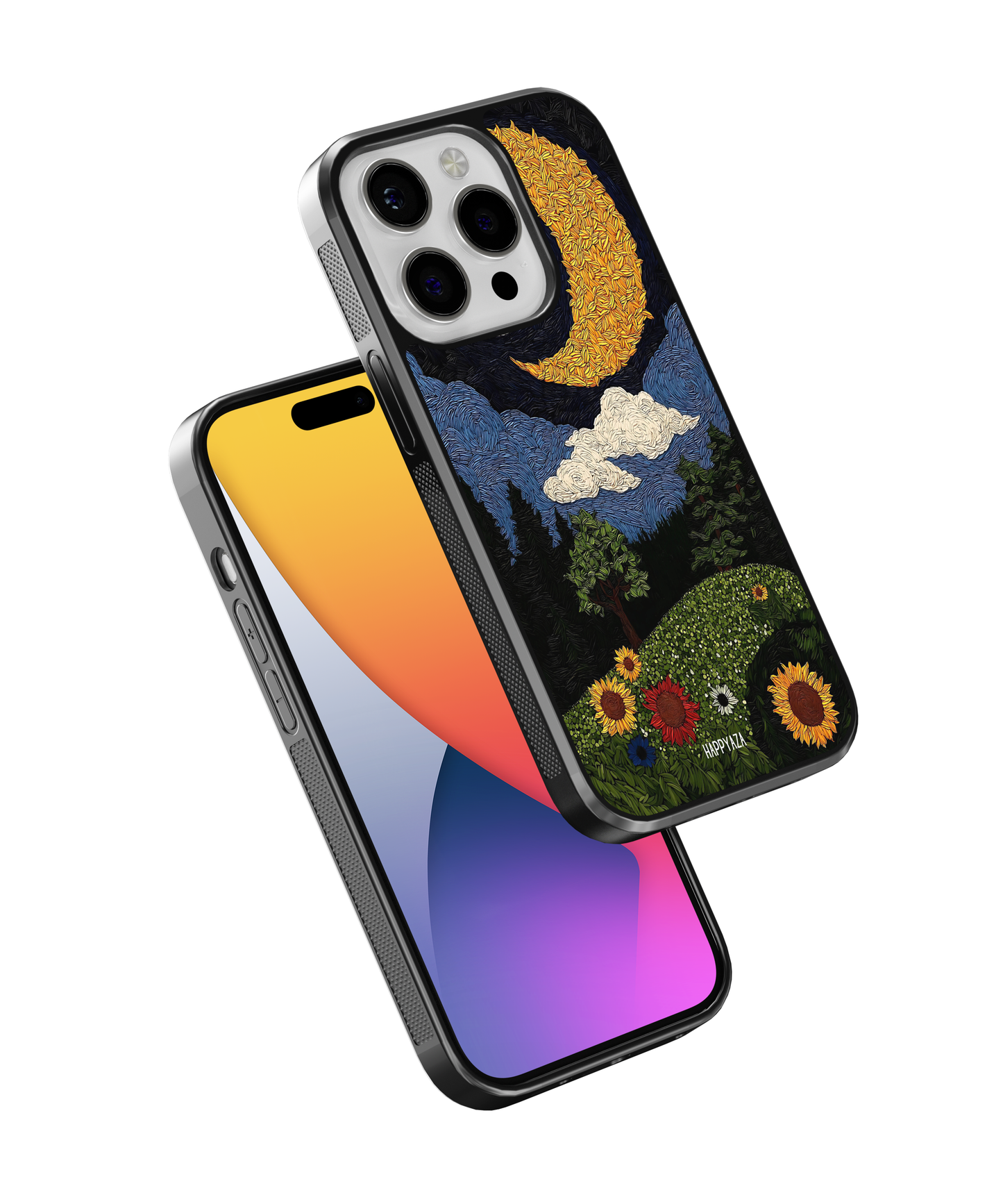 Moon Mosaic Designer Phone Case