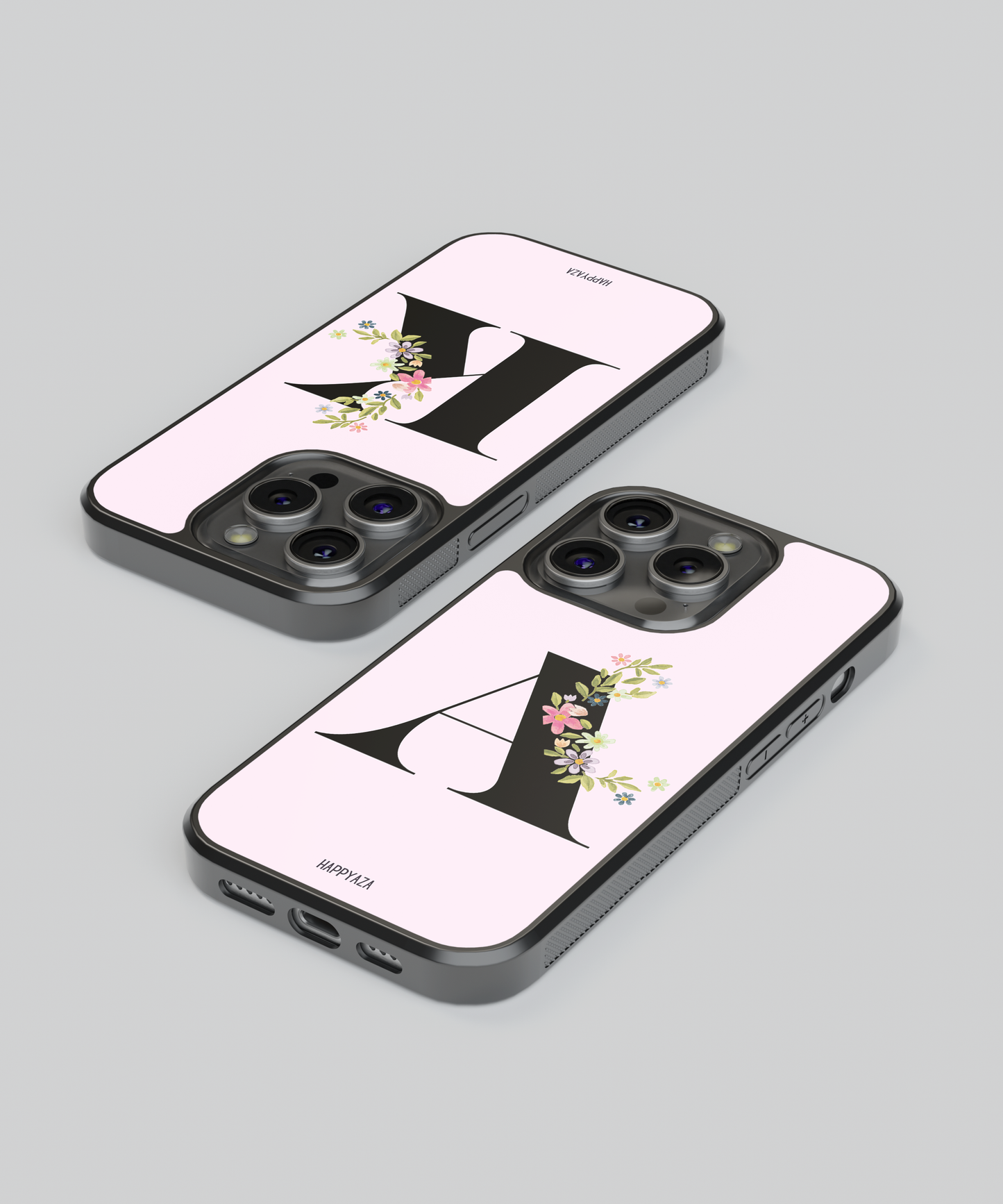 Alphabet Name With Flower Font Designer Phone Case