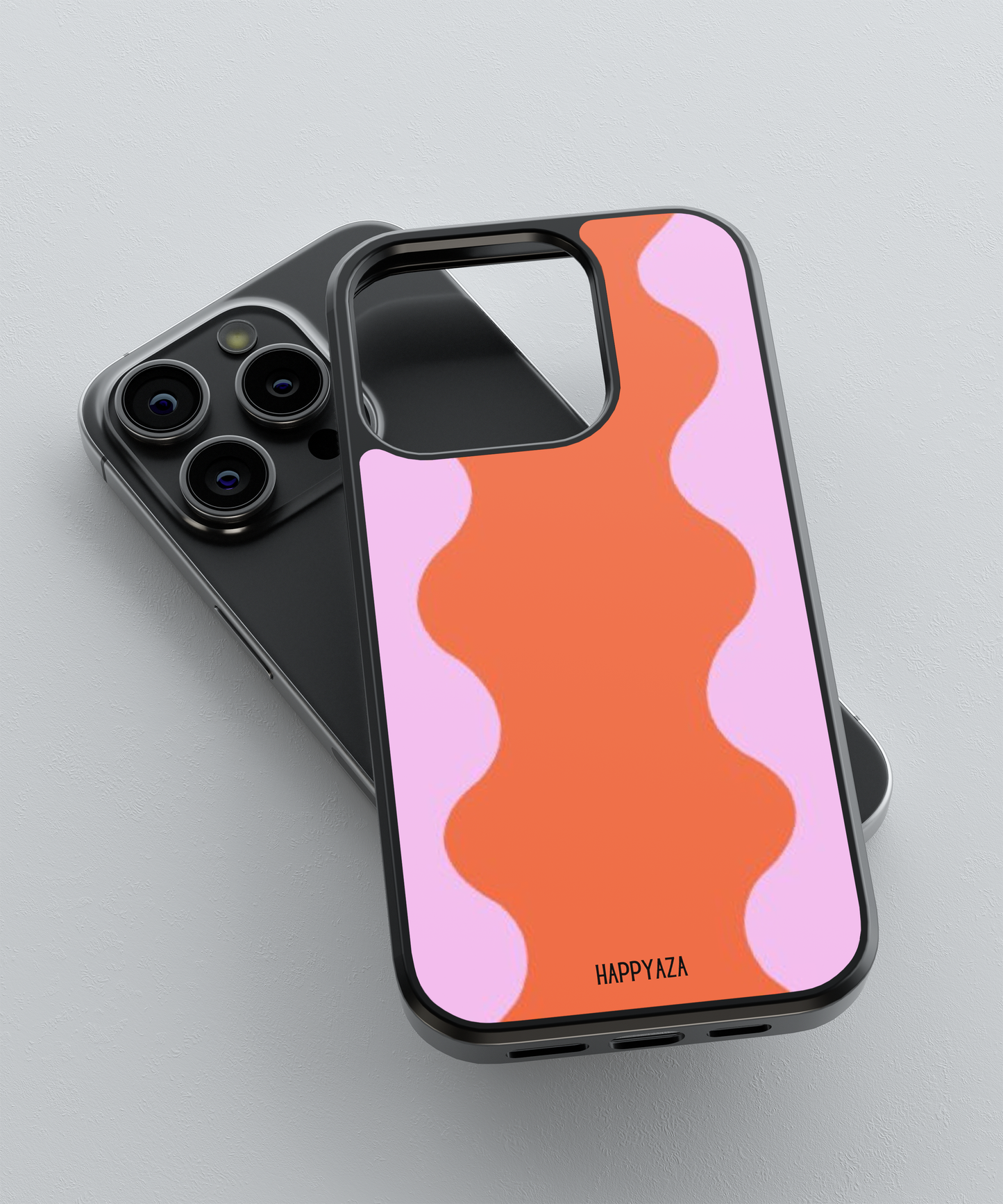 Orange & Pink Retro Abstract Designer Phone Case