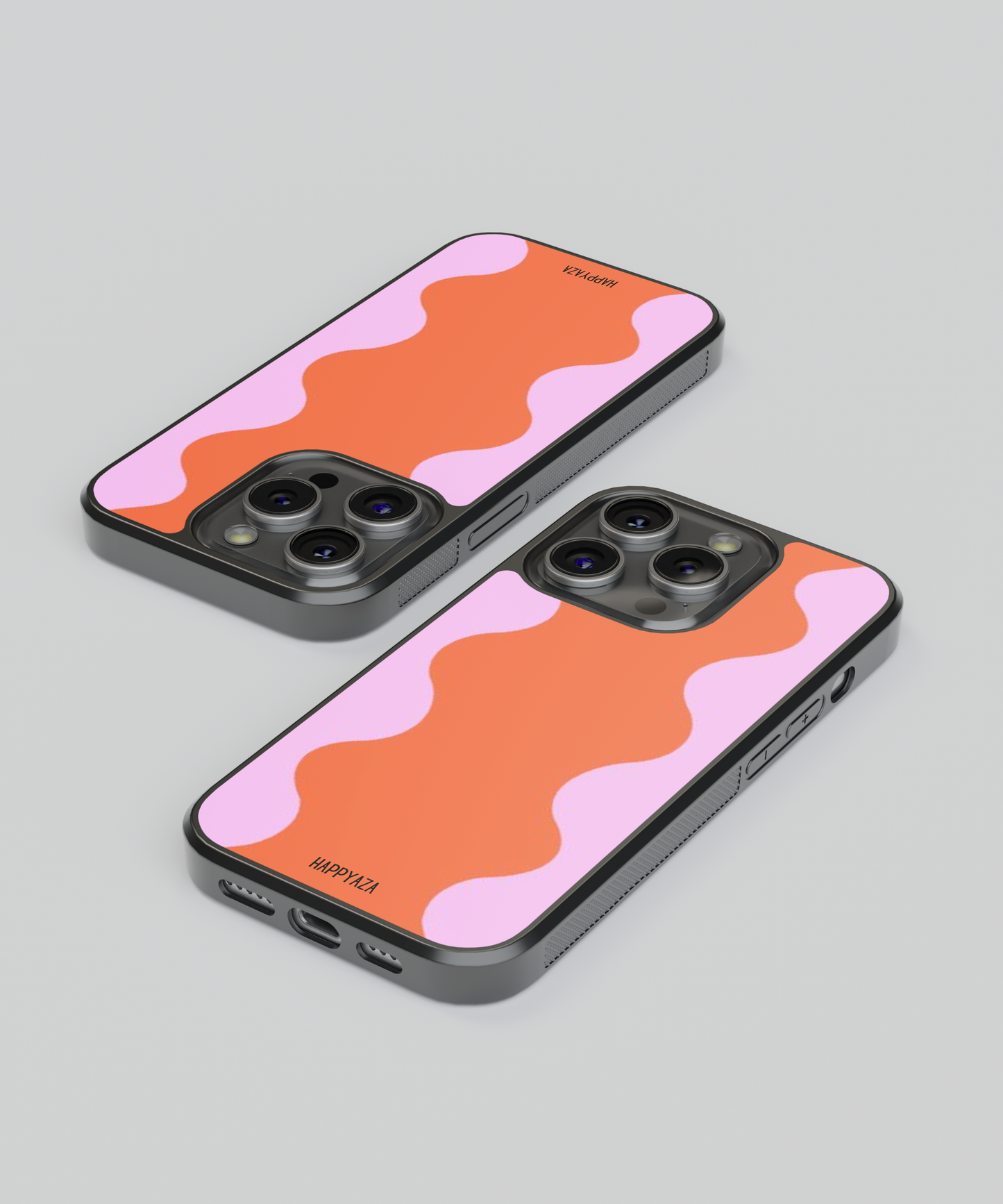 Orange & Pink Retro Abstract Designer Phone Case