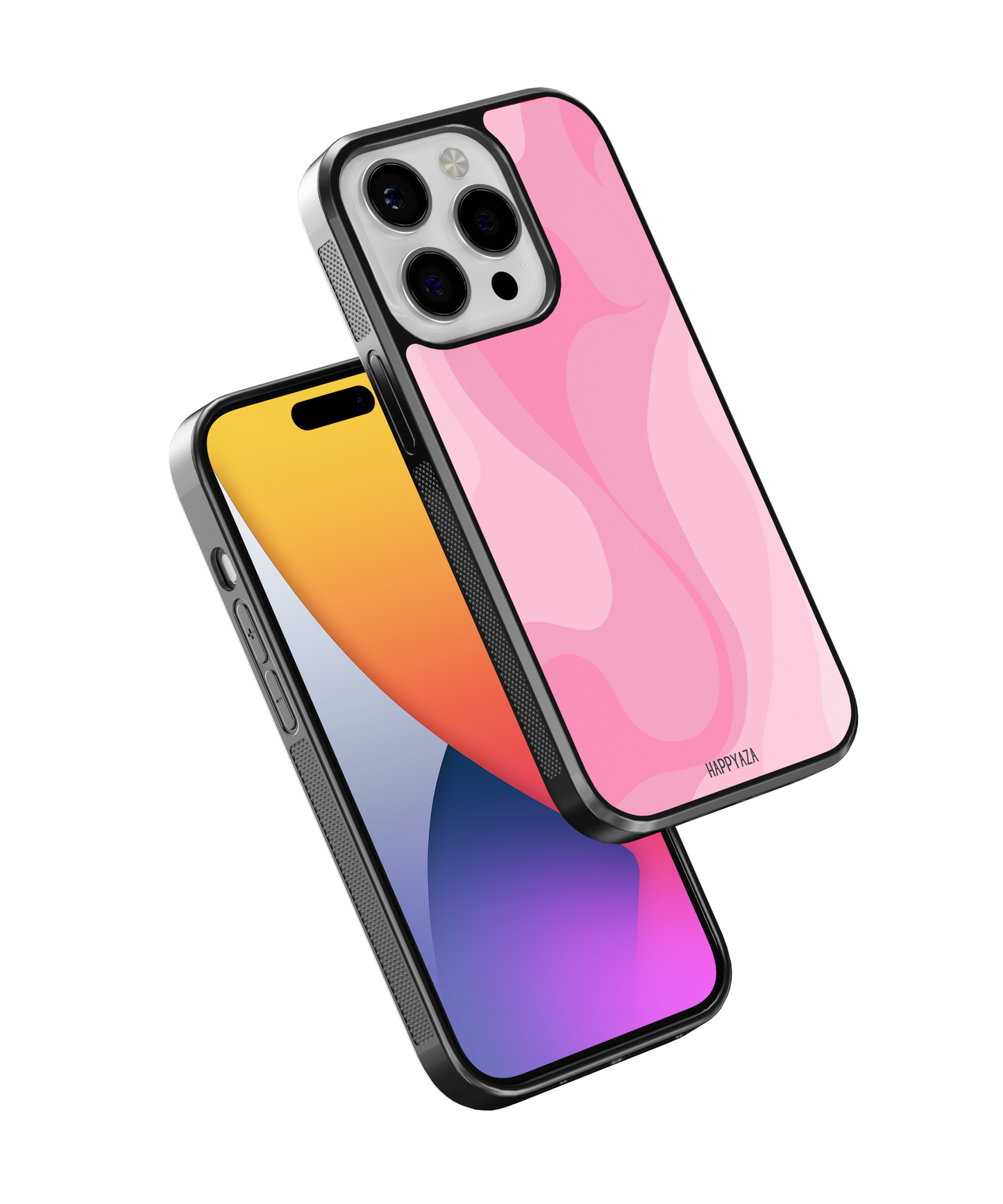 Abstract Pestal Pink Curve Designer Phone Case