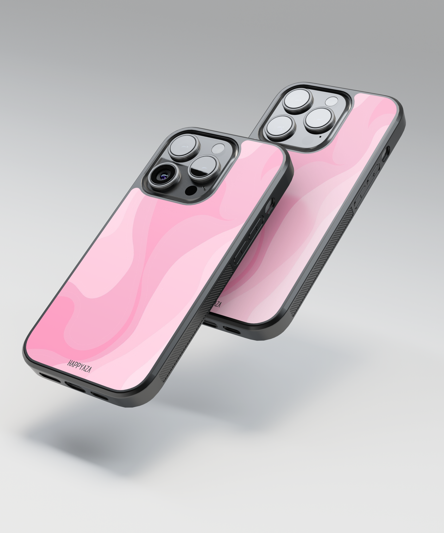 Abstract Pestal Pink Curve Designer Phone Case