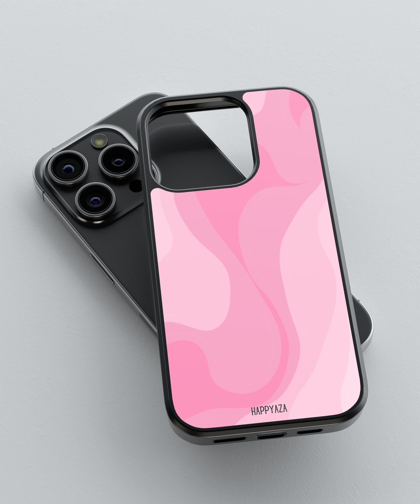 Abstract Pestal Pink Curve Designer Phone Case