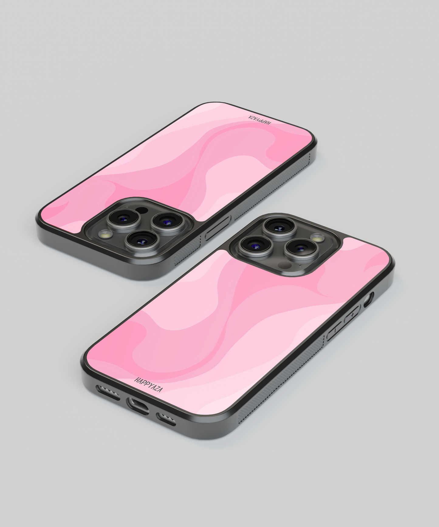 Abstract Pestal Pink Curve Designer Phone Case