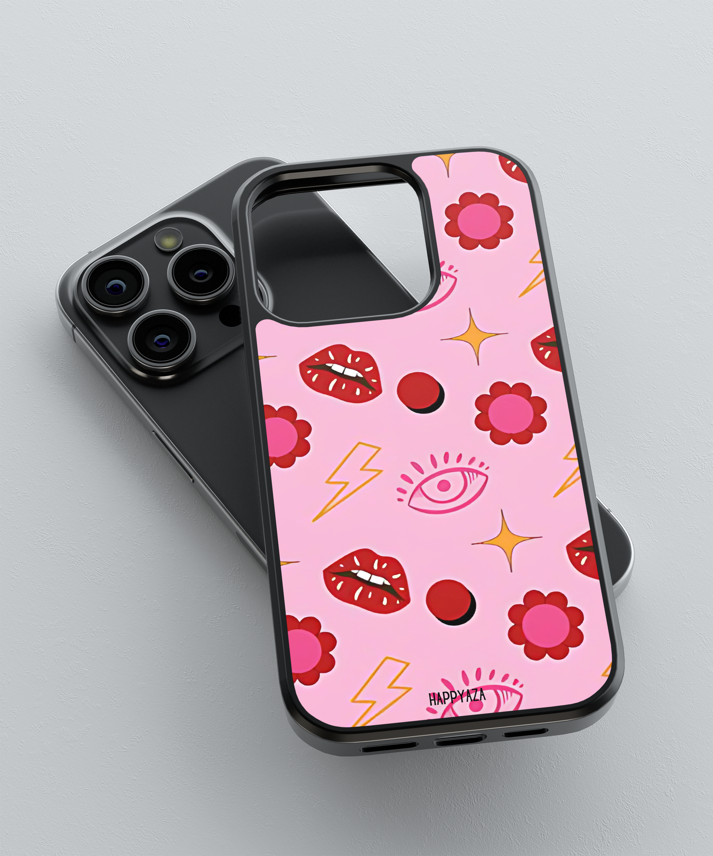 Pink Evil Eye Designer Phone Case