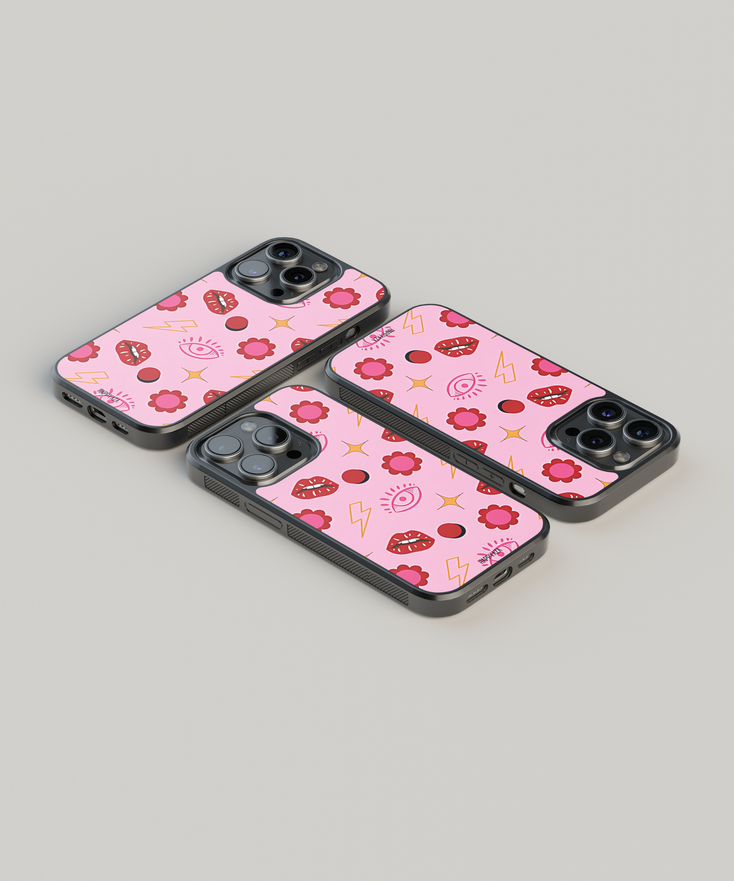 Pink Evil Eye Designer Phone Case