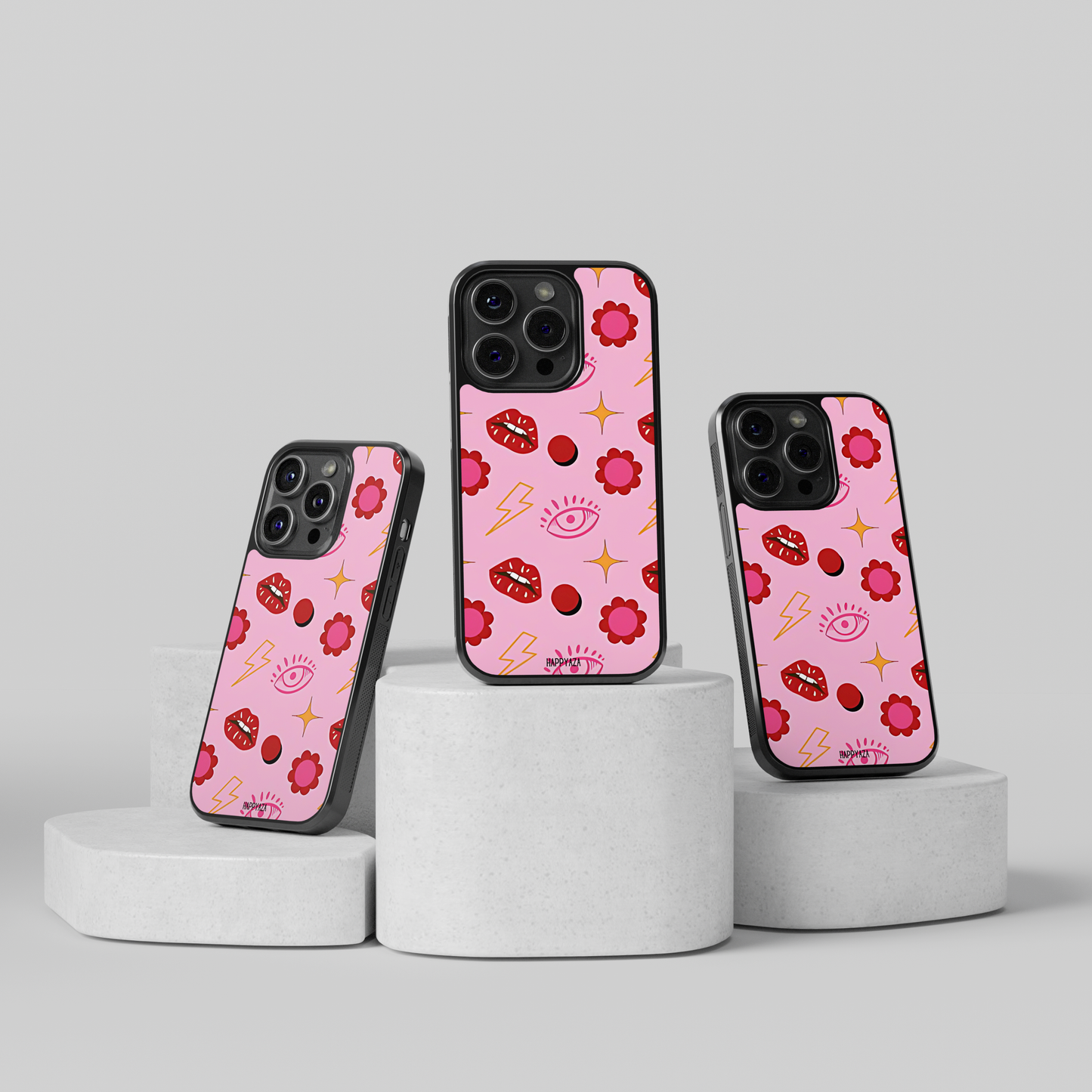Pink Evil Eye Designer Phone Case
