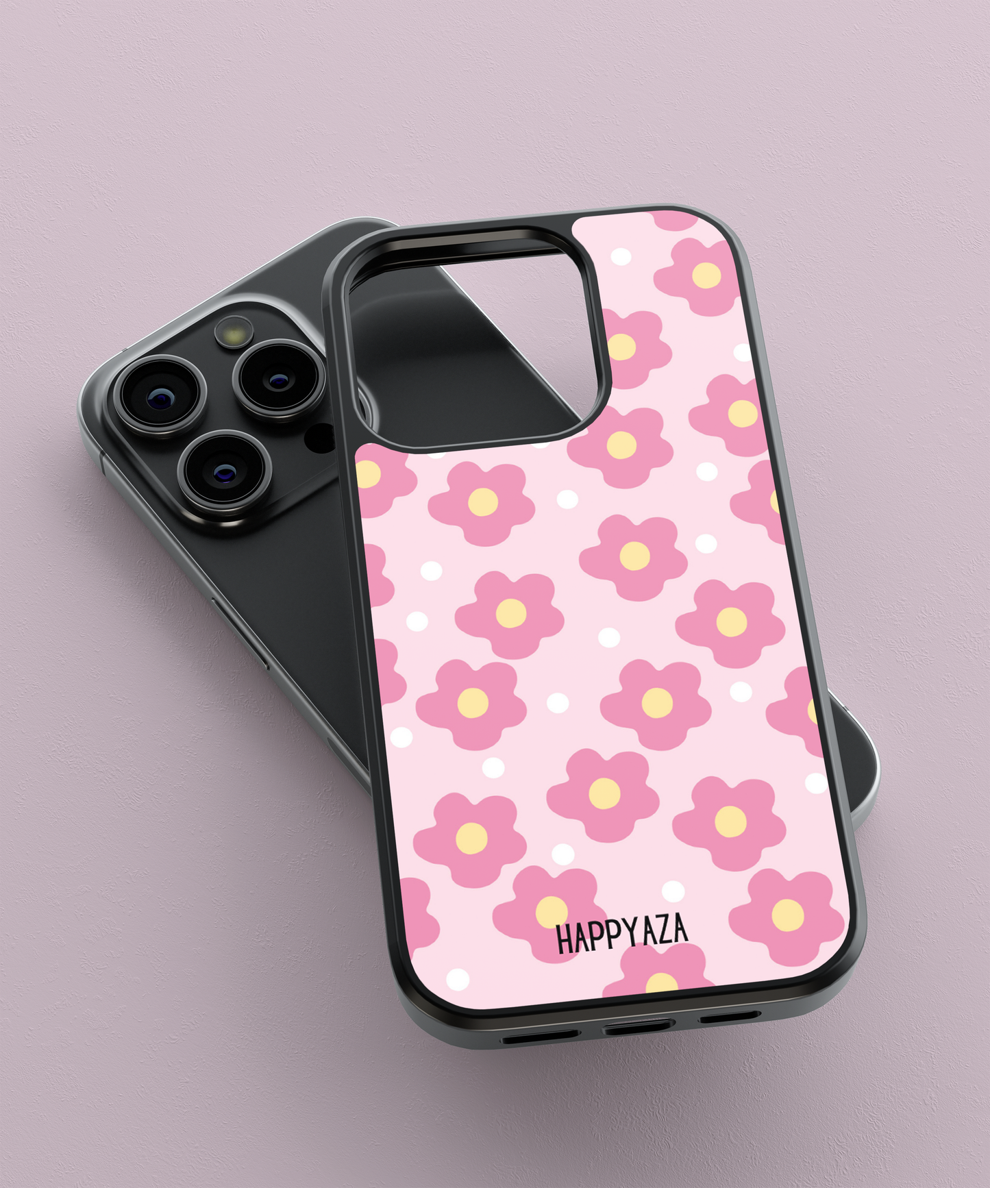 Pink Daisy Flower Designer Phone Case