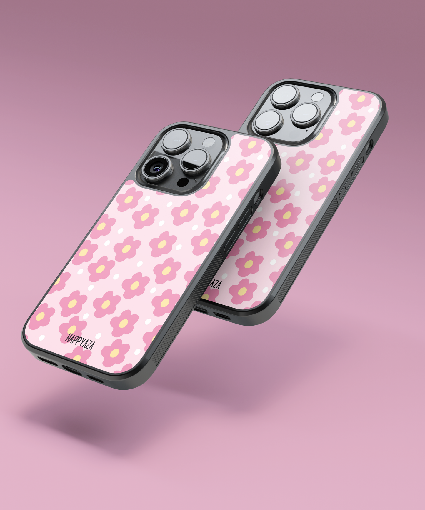 Pink Daisy Flower Designer Phone Case