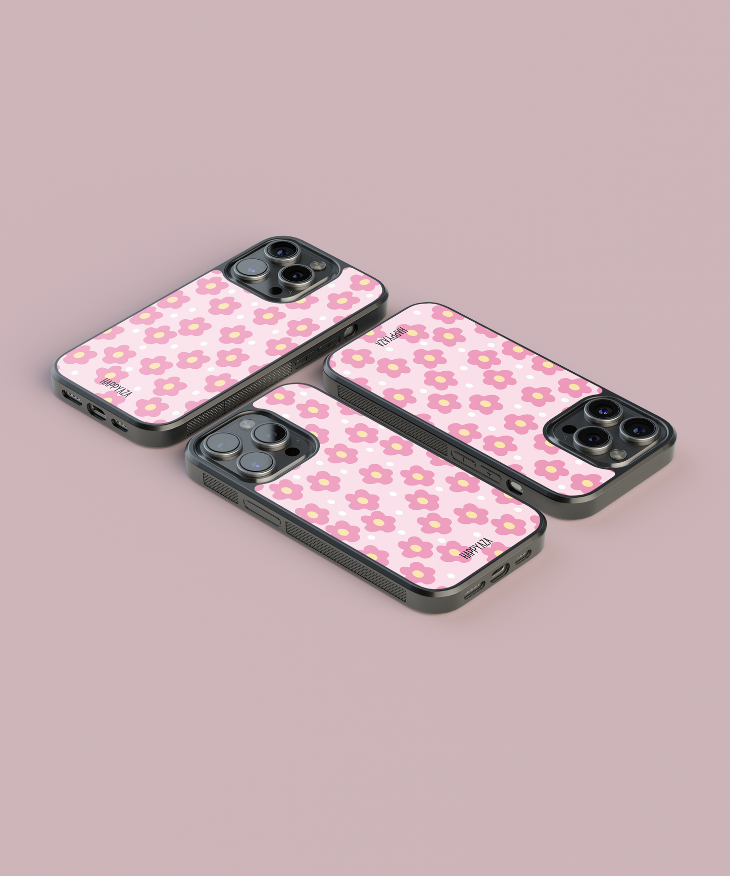 Pink Daisy Flower Designer Phone Case