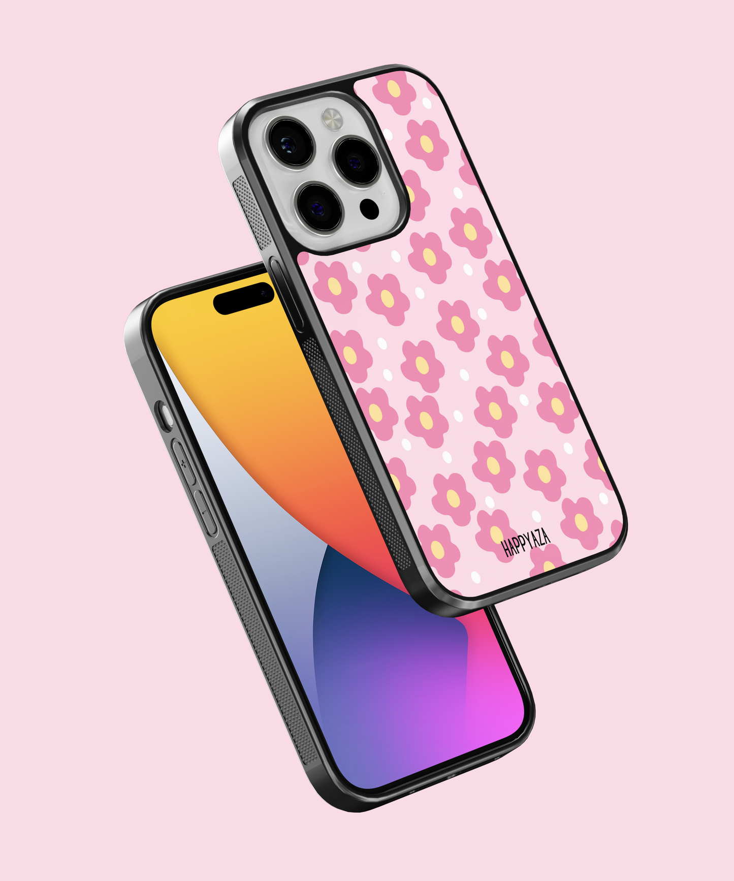Pink Daisy Flower Designer Phone Case